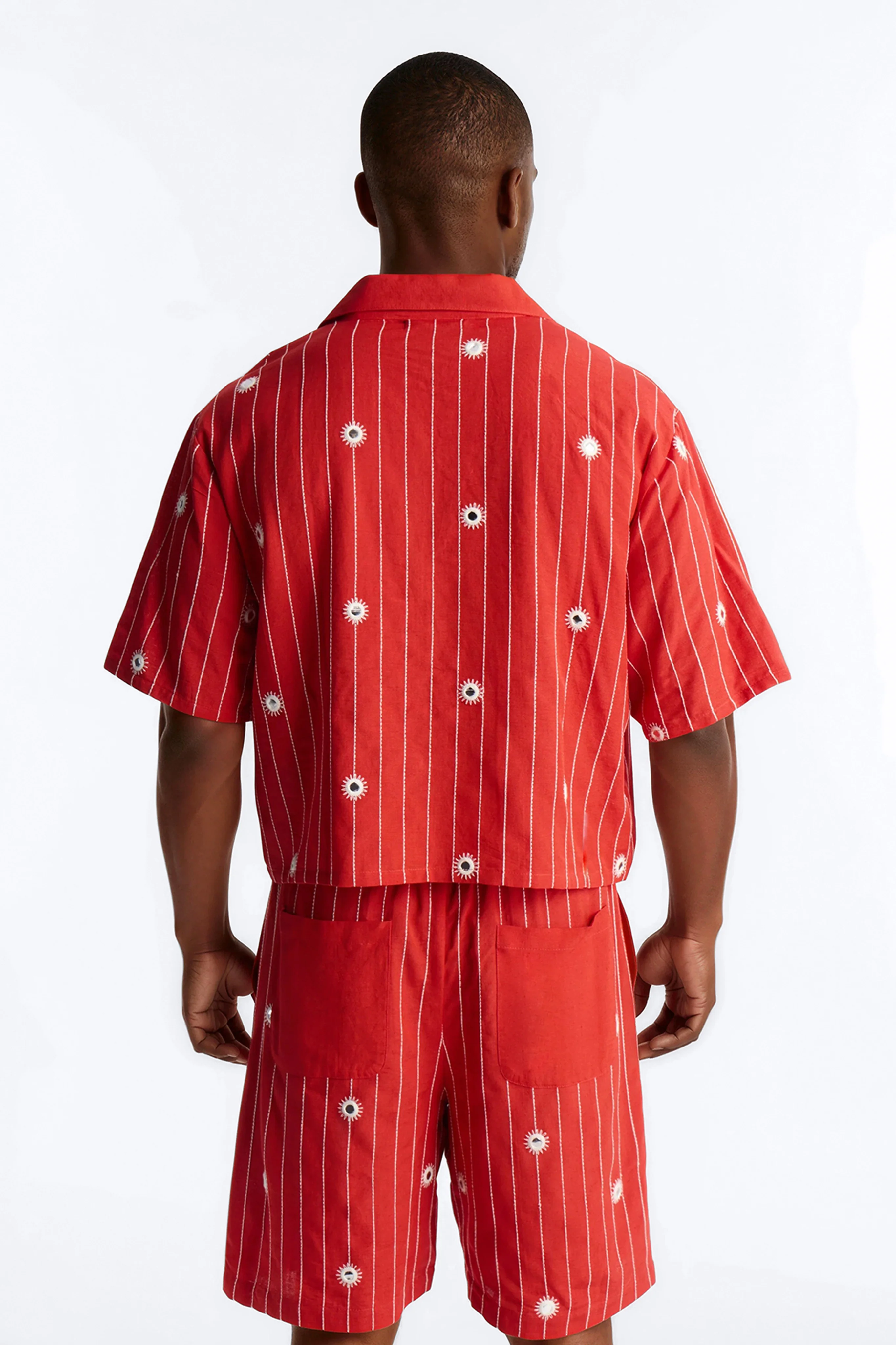 Relaxed Mirror Mirage Polo - Red - Image 4