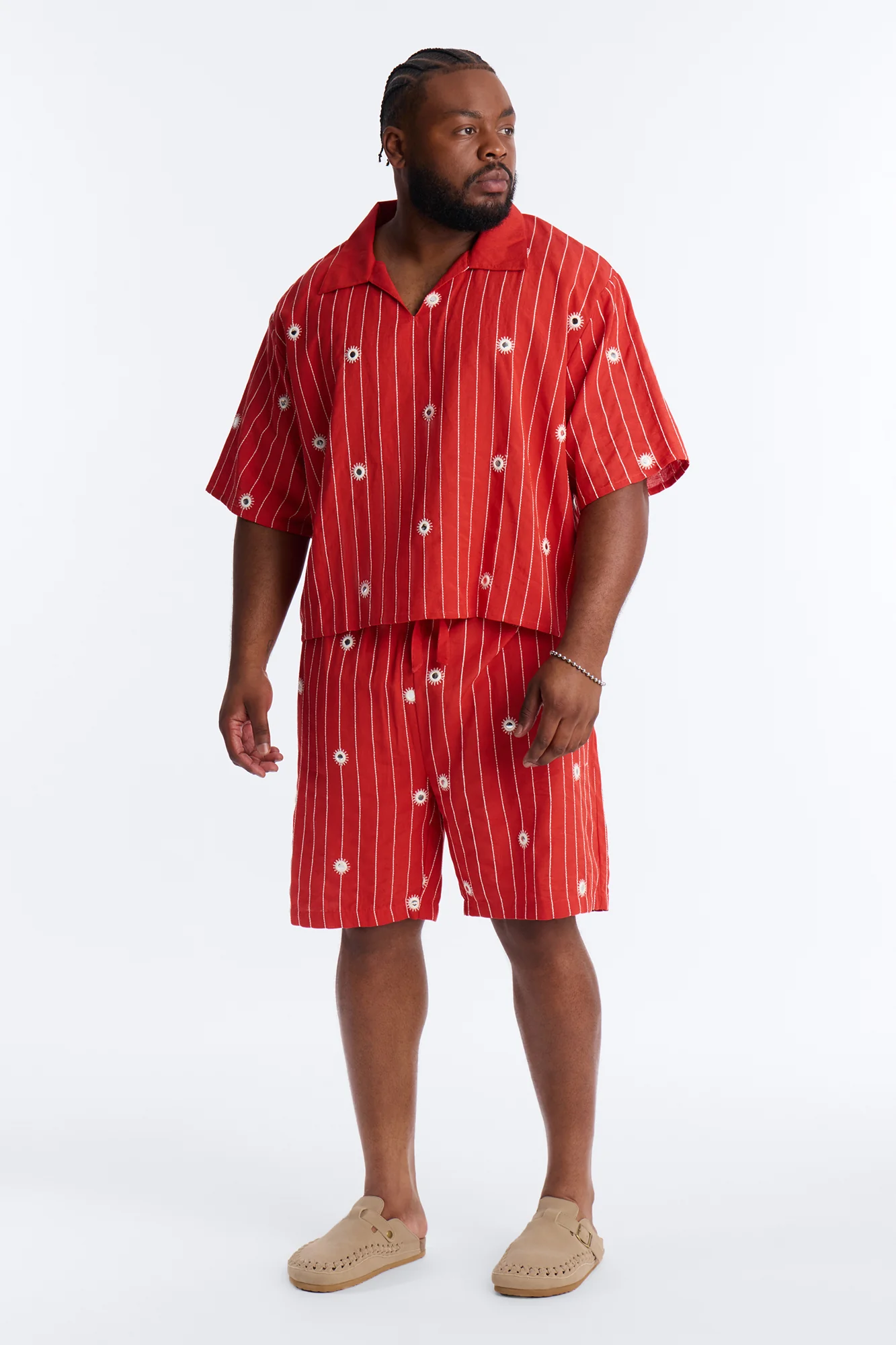 Relaxed Mirror Mirage Polo - Red - Image 6