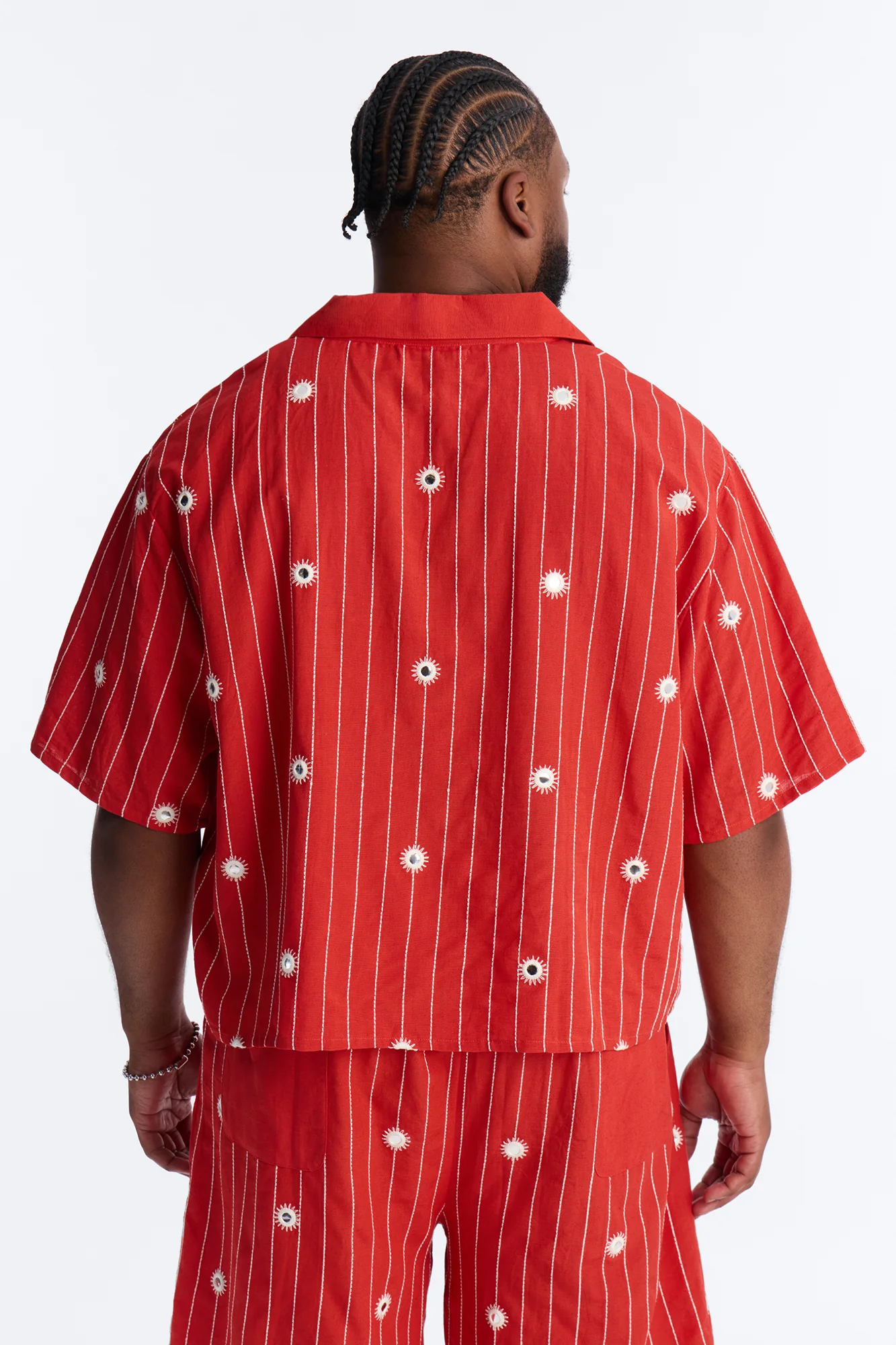 Relaxed Mirror Mirage Polo - Red - Image 8