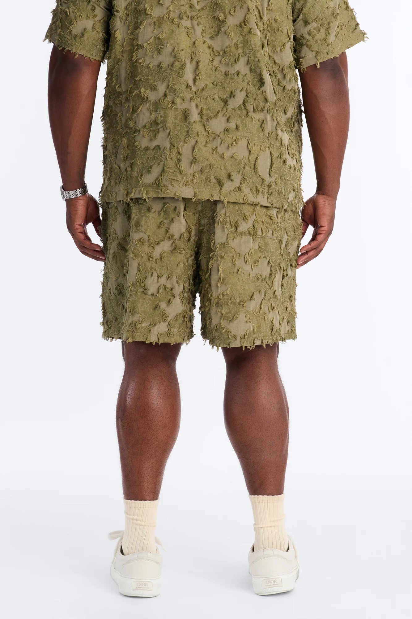 Relaxed Sandworm Dune Short - Olive - Image 8