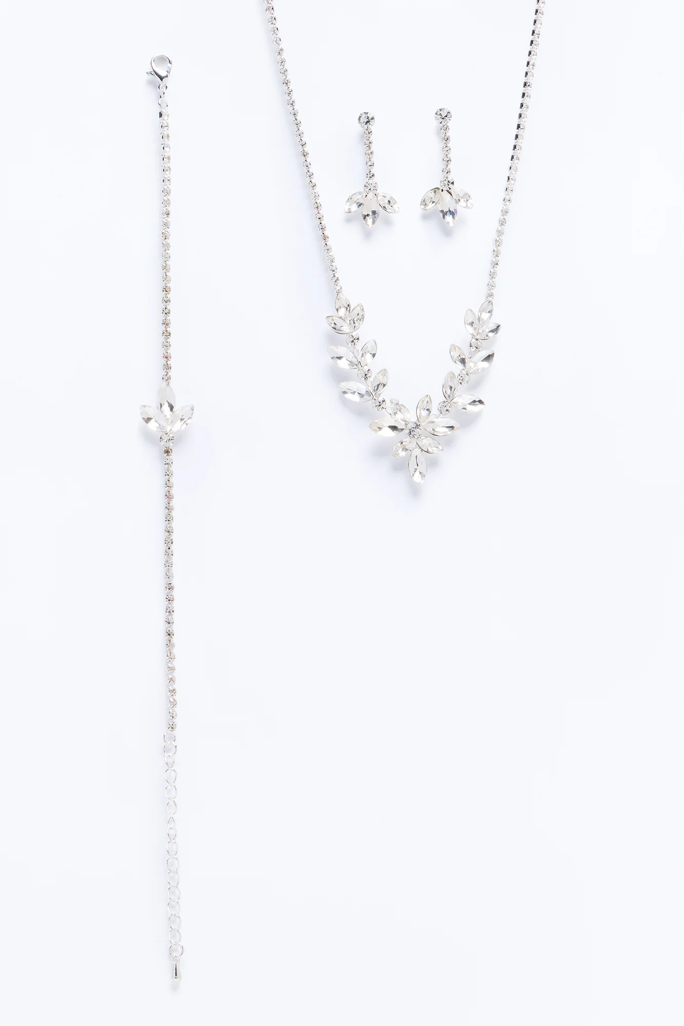 Remember The Night 3 Piece Jewelry Set - Silver - Image 3
