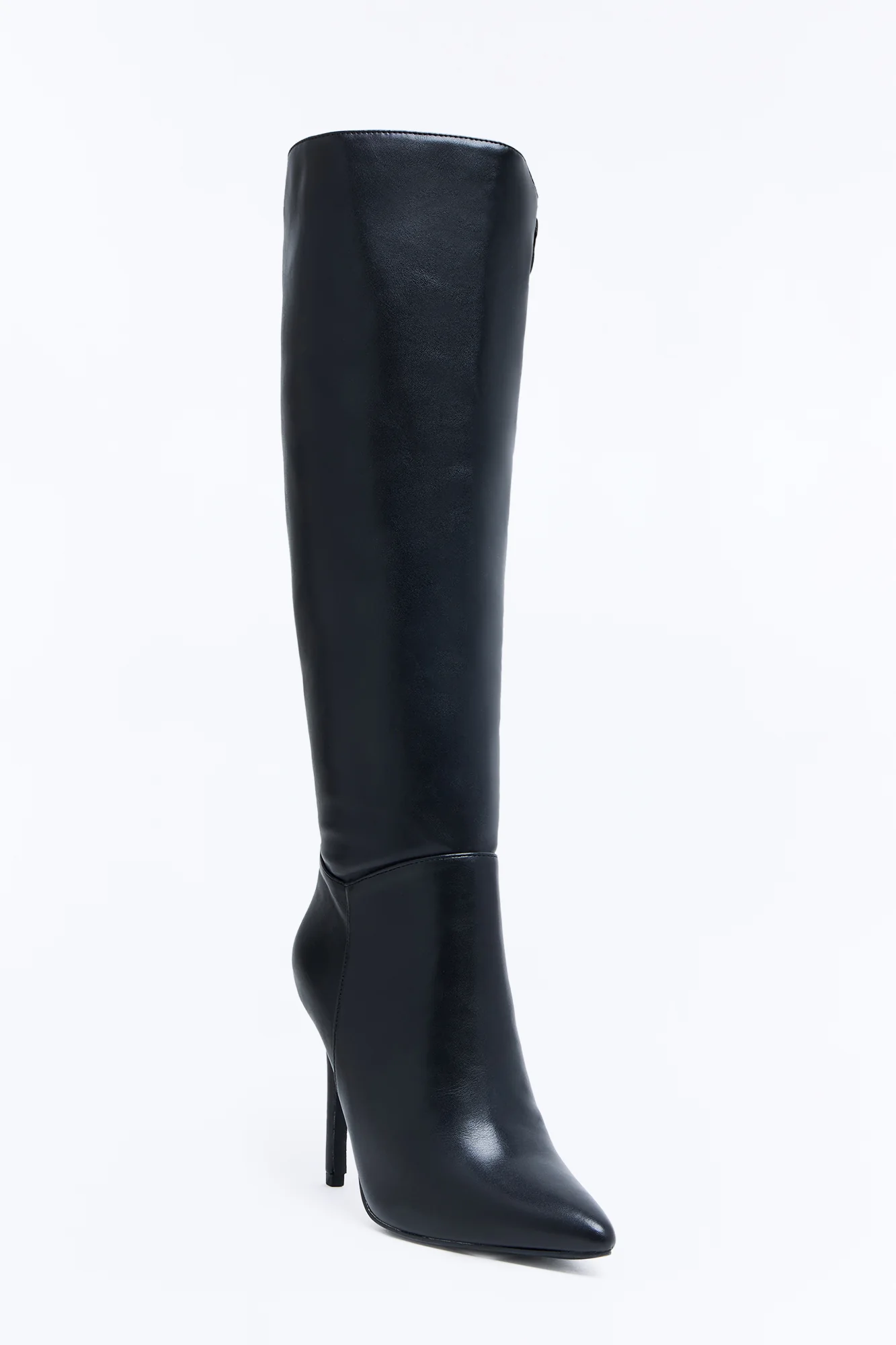 Renny Stiletto Knee High Boots - Black - Image 4