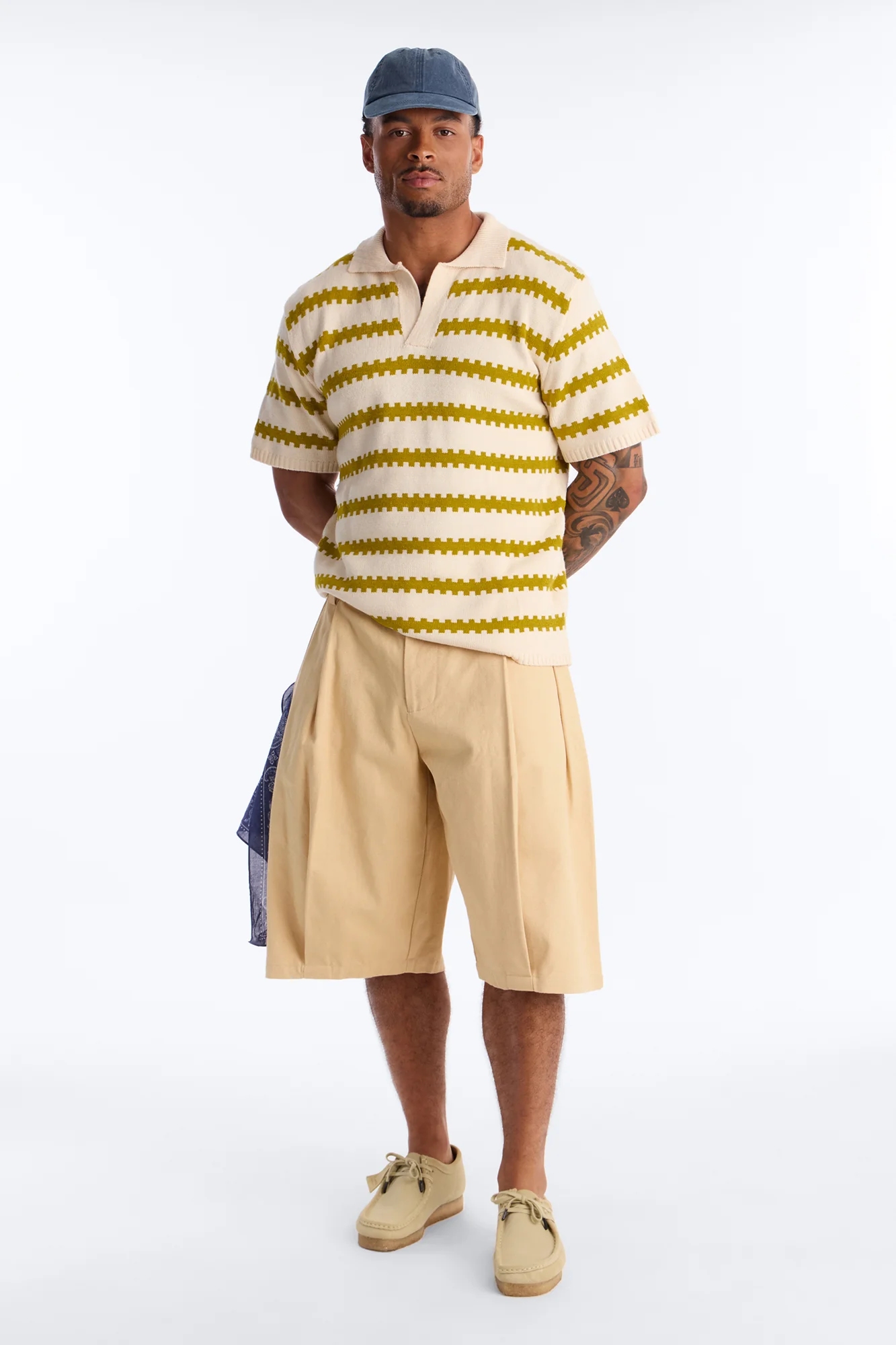 Ripple Stripe Johnny Polo - Green - Image 2