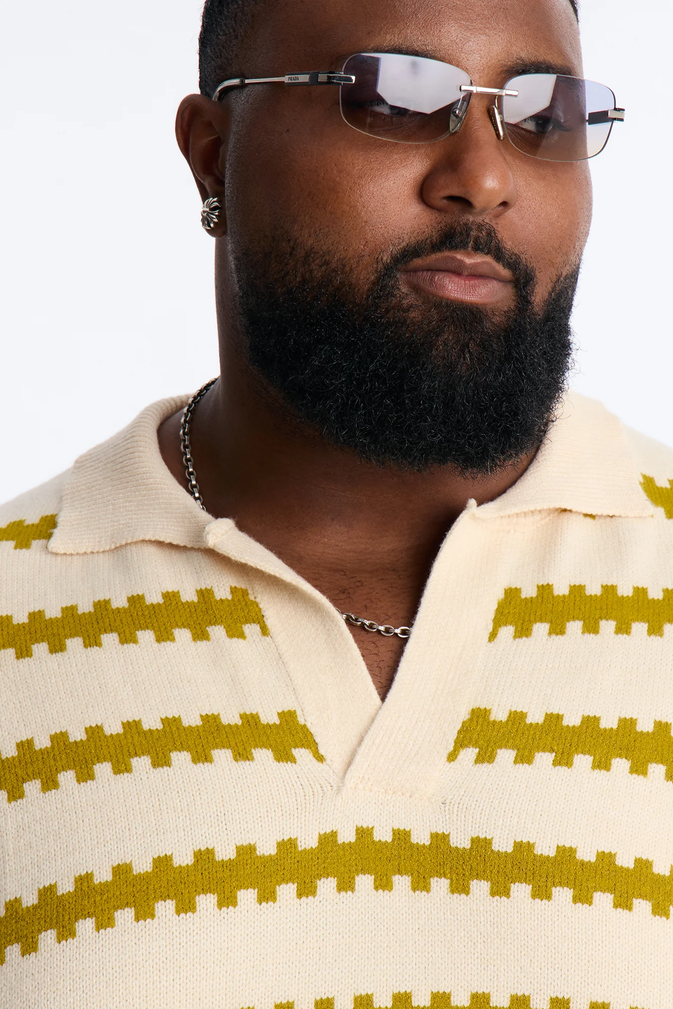 Ripple Stripe Johnny Polo - Green - Image 7