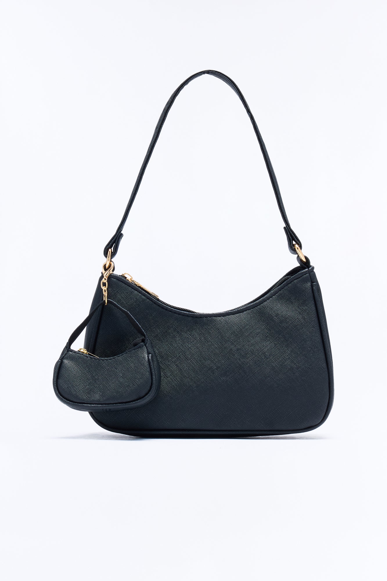 Rose Shoulder Bag - Black - Image 4