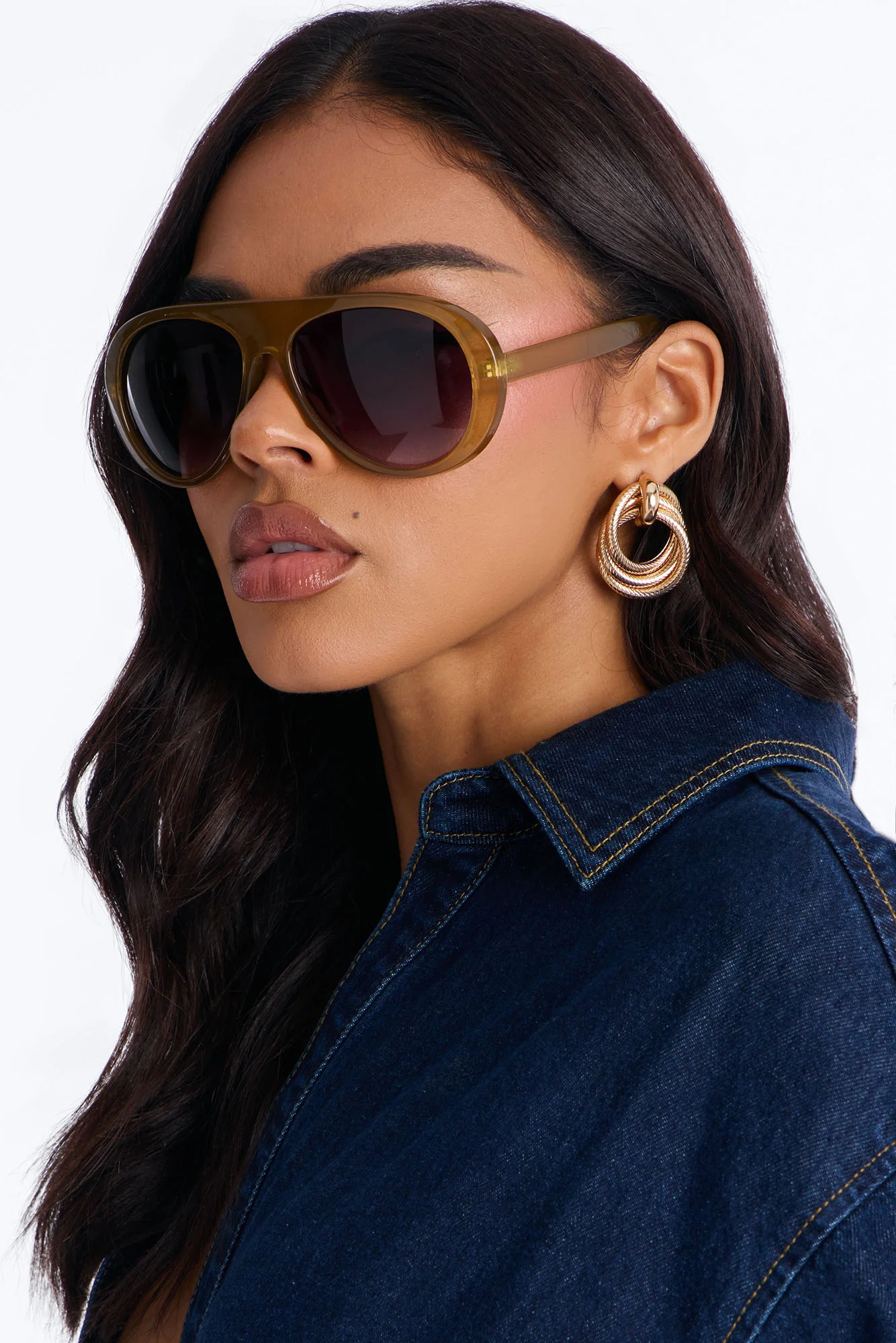 Rose View Sunglasses - Olive