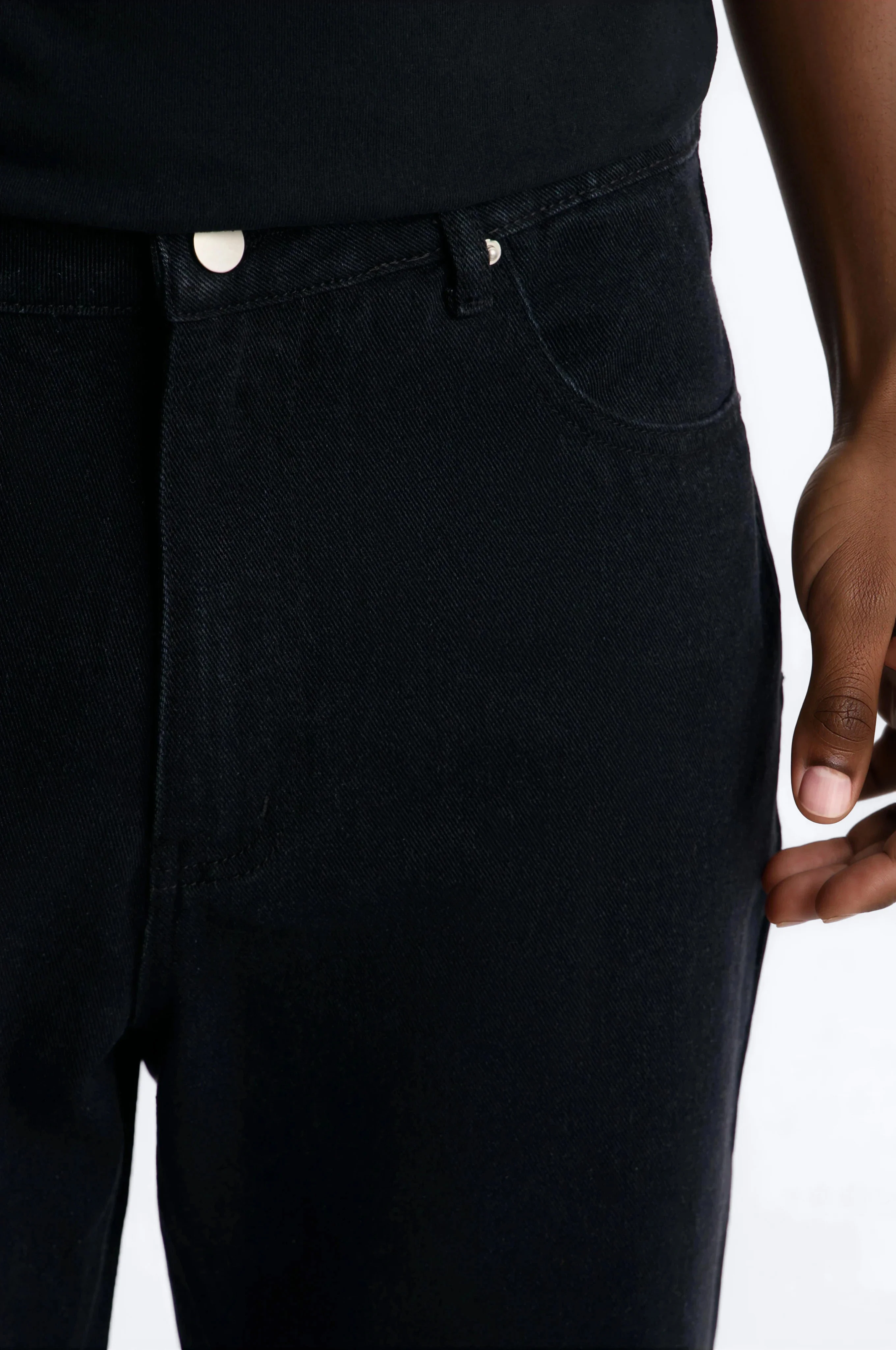 Routine Straight Jean - Black - Image 3