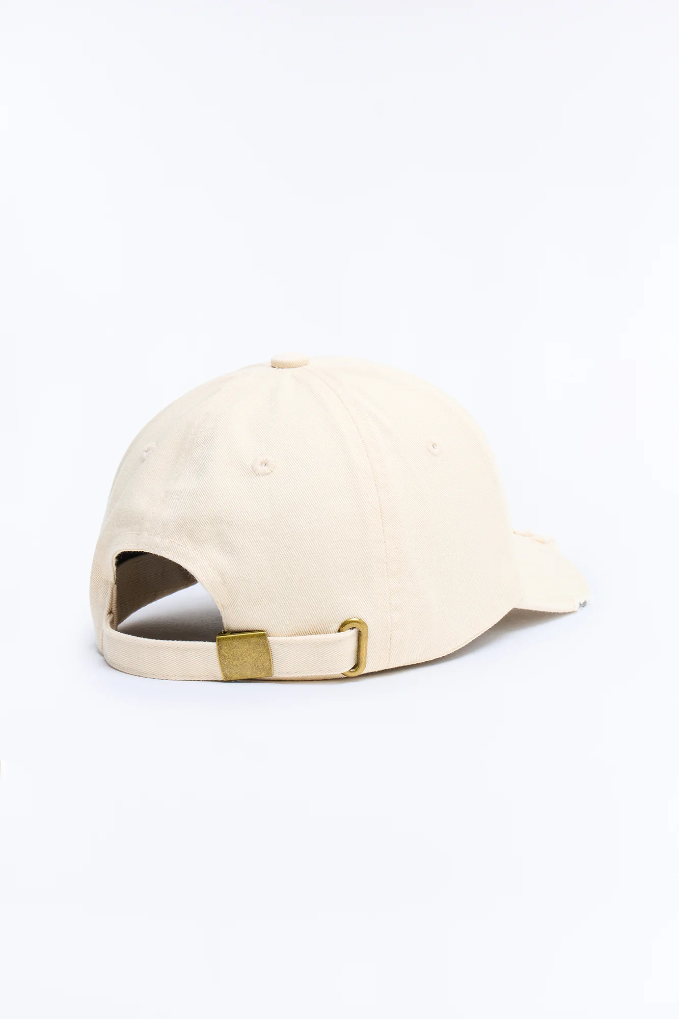 Saint Distressed Snapback Hat - Stone - Image 3