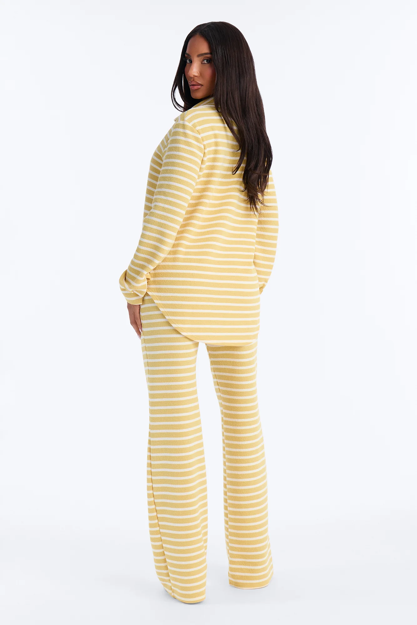 Sam Striped Pant Set - Yellow/combo - Image 4