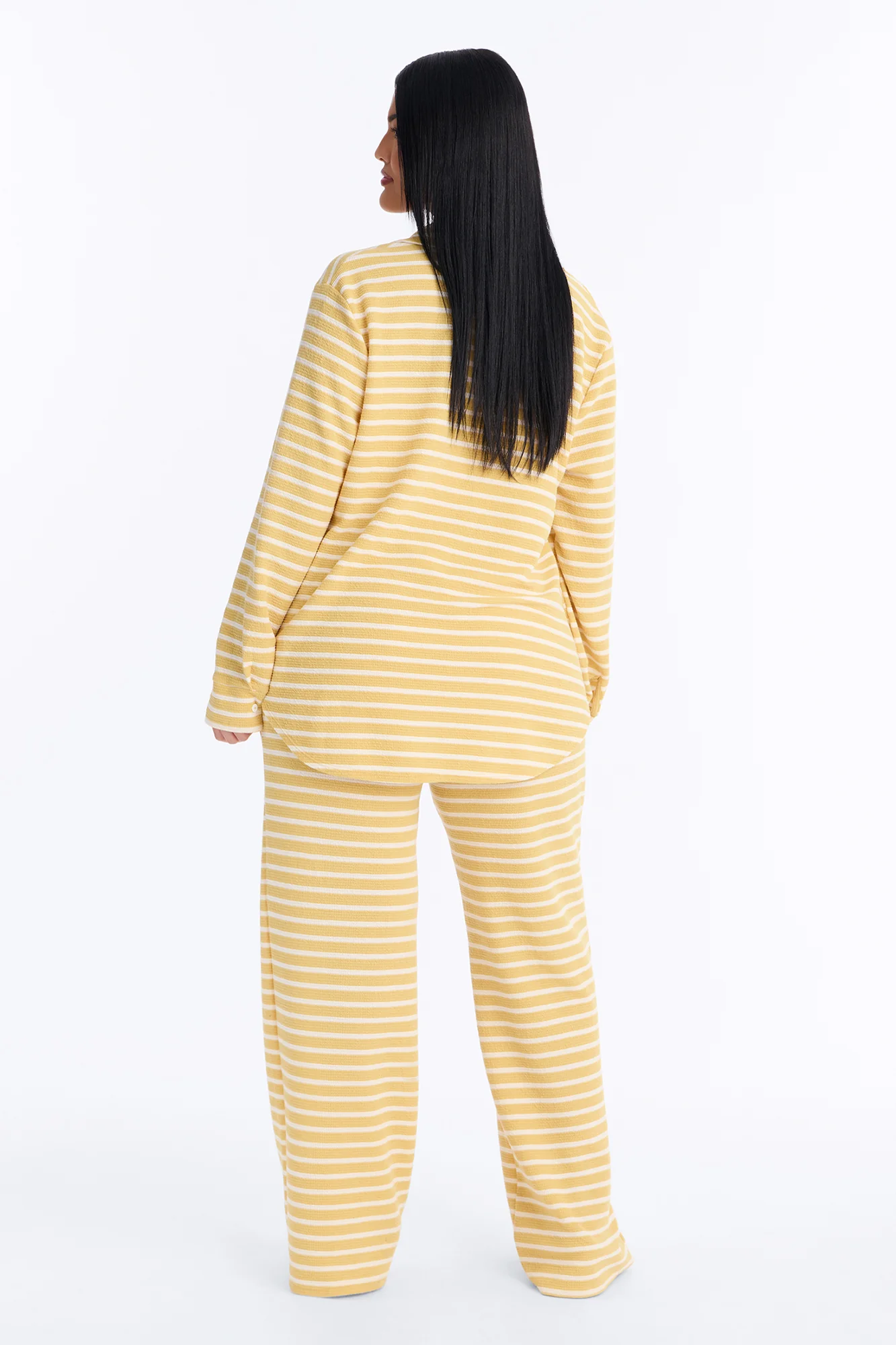 Sam Striped Pant Set - Yellow/combo - Image 9