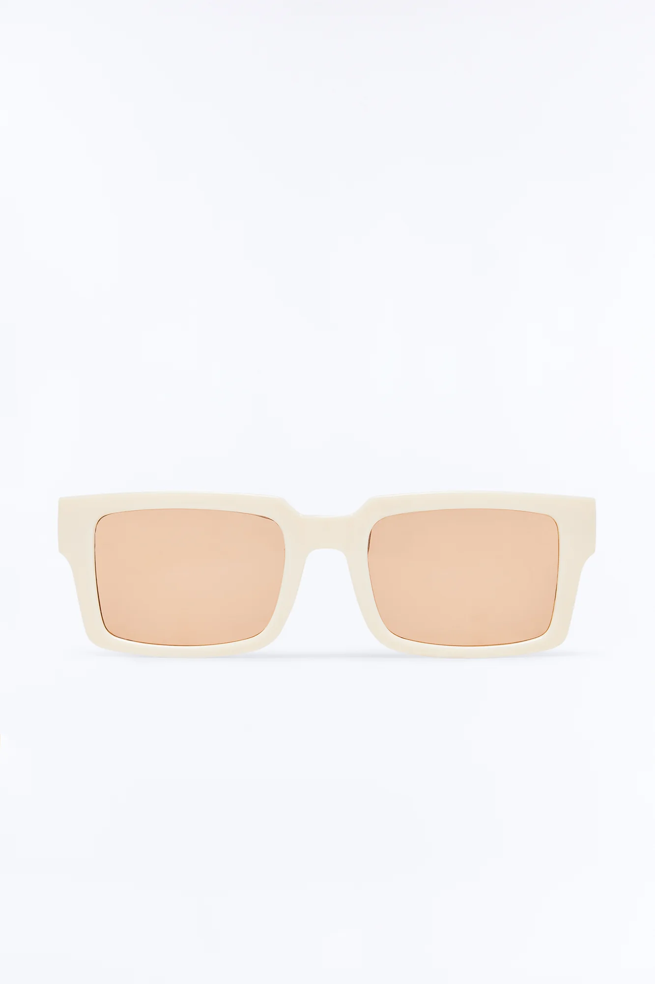 Same Day Different Girl Square Sunglasses - Ivory - Image 3