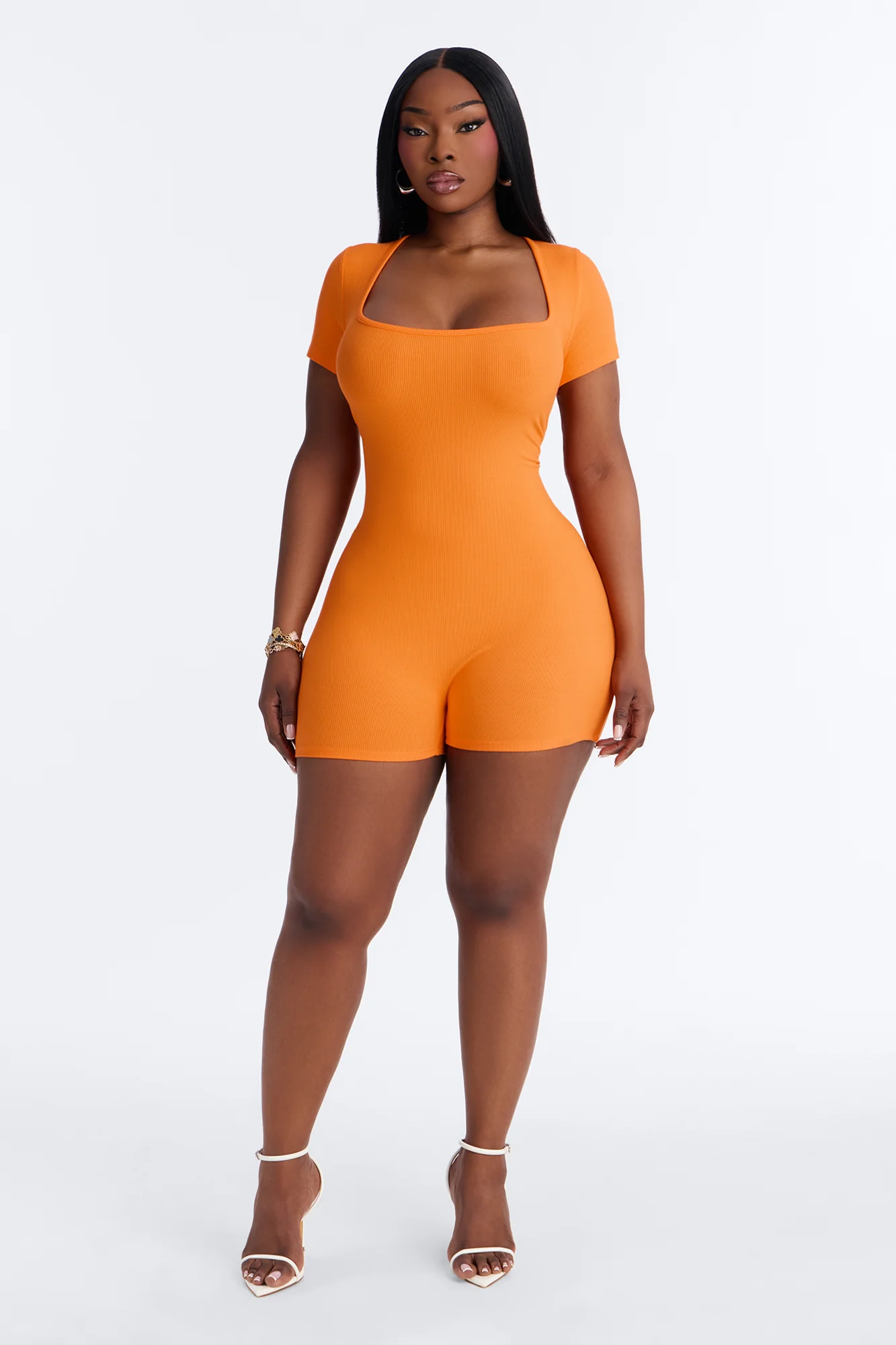 Sandie Romper - Orange - Image 4