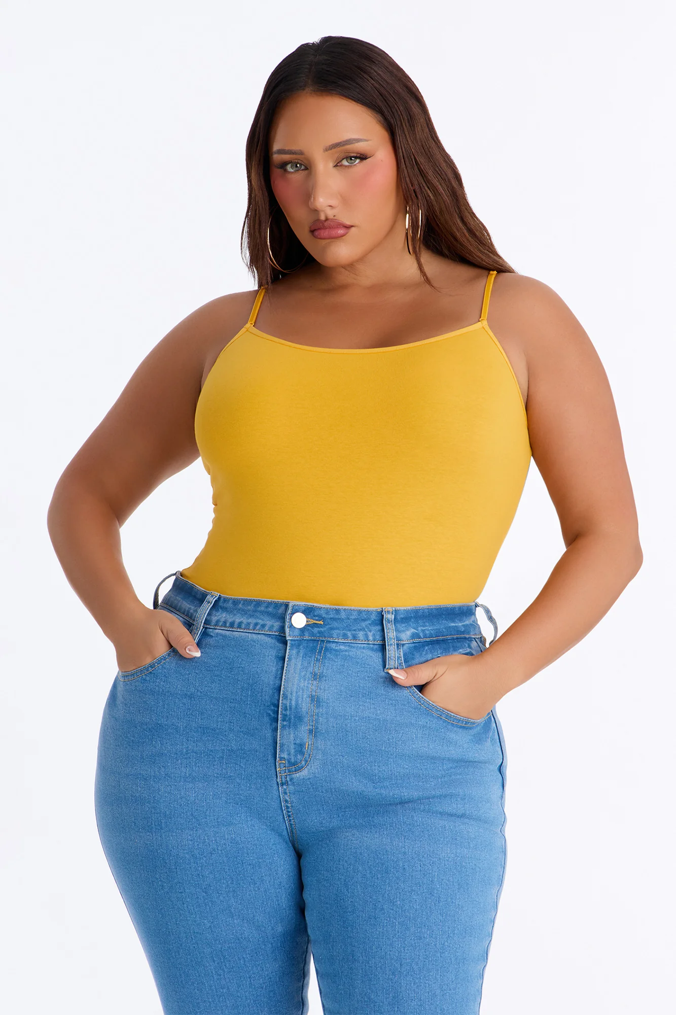 Sara Cami Top - Orange - Image 5
