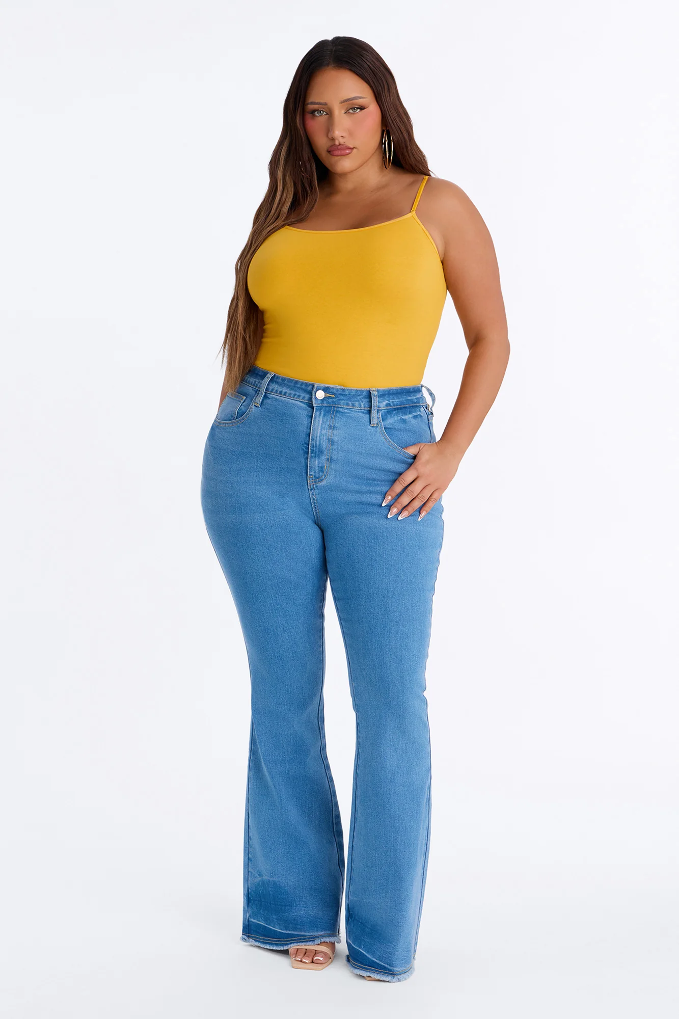 Sara Cami Top - Orange - Image 6