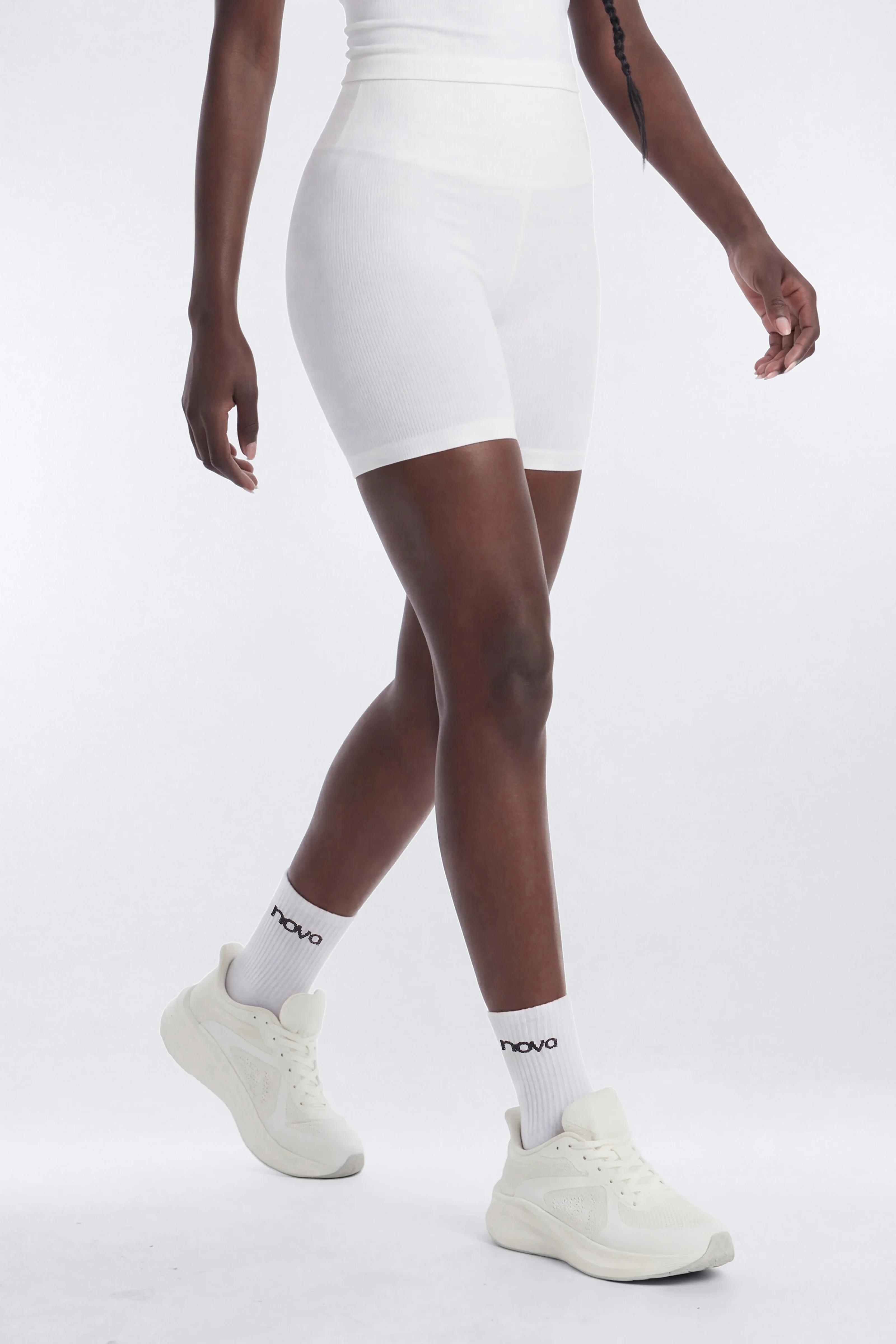 SeamlessLift™ 5″ High Rise Biker Short - Bright White - Image 2