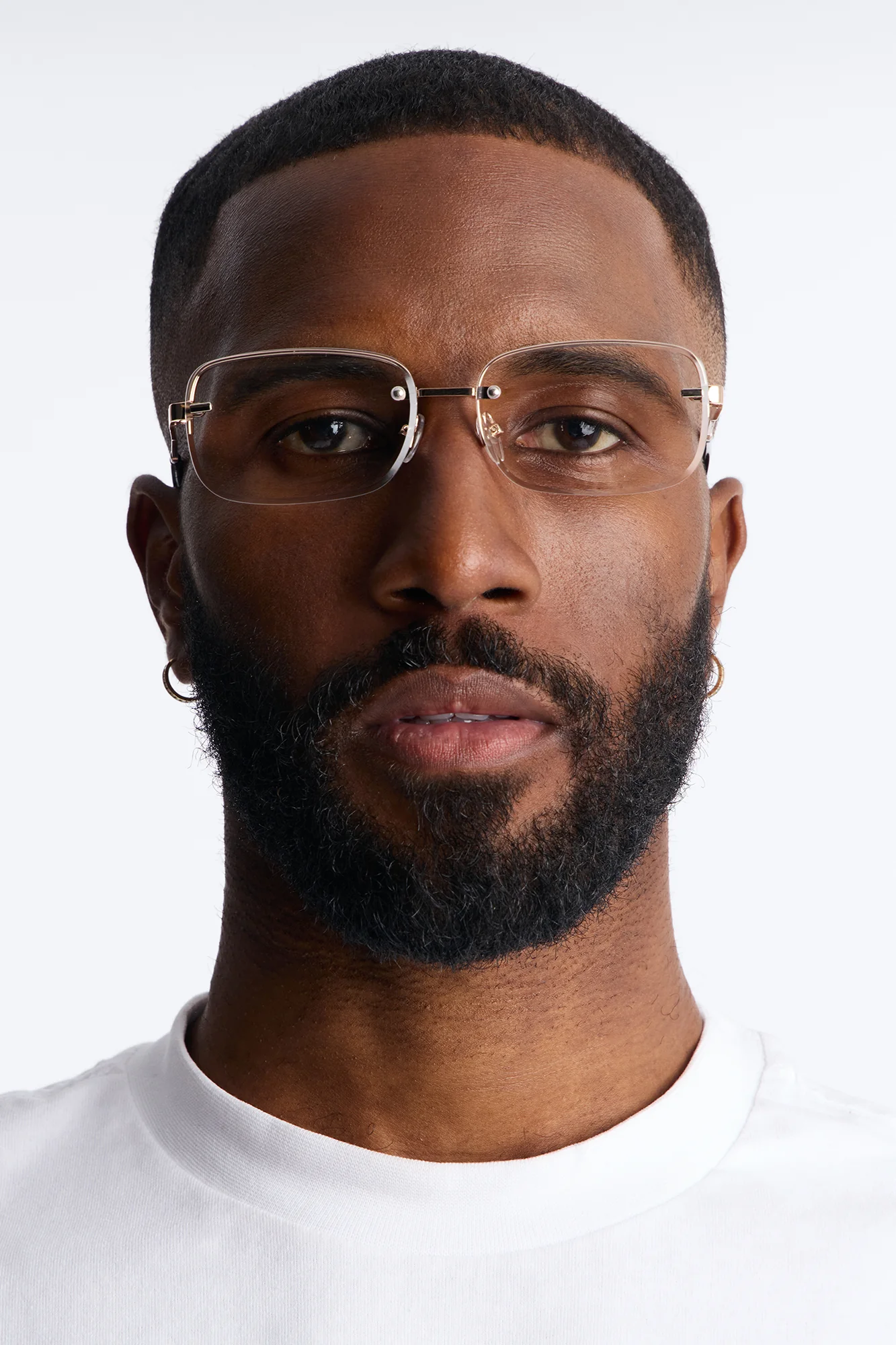 Seeing Double Sunglasses - Clear/Gold - Image 2