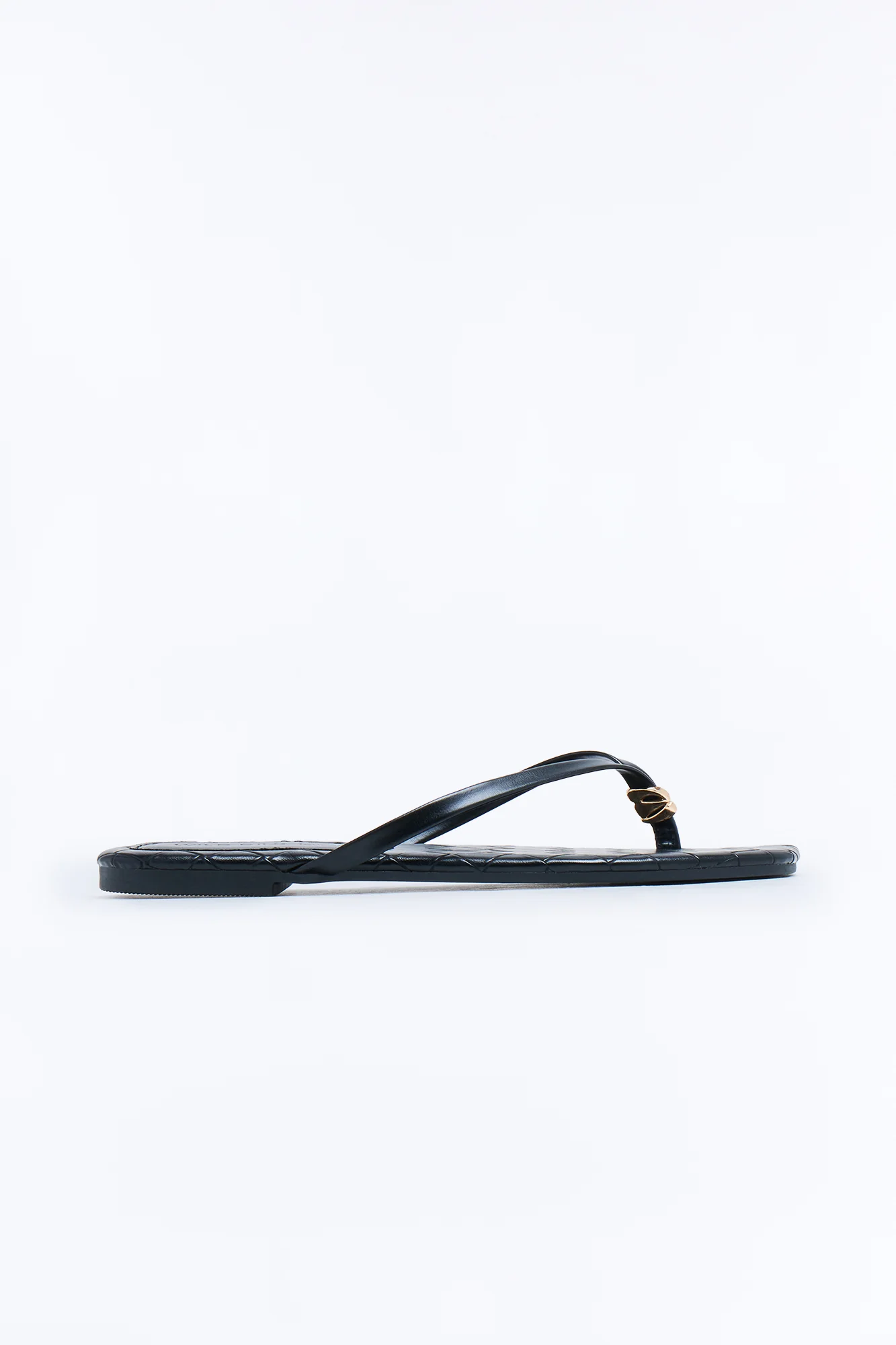Seneca Flip Flops - Black - Image 3