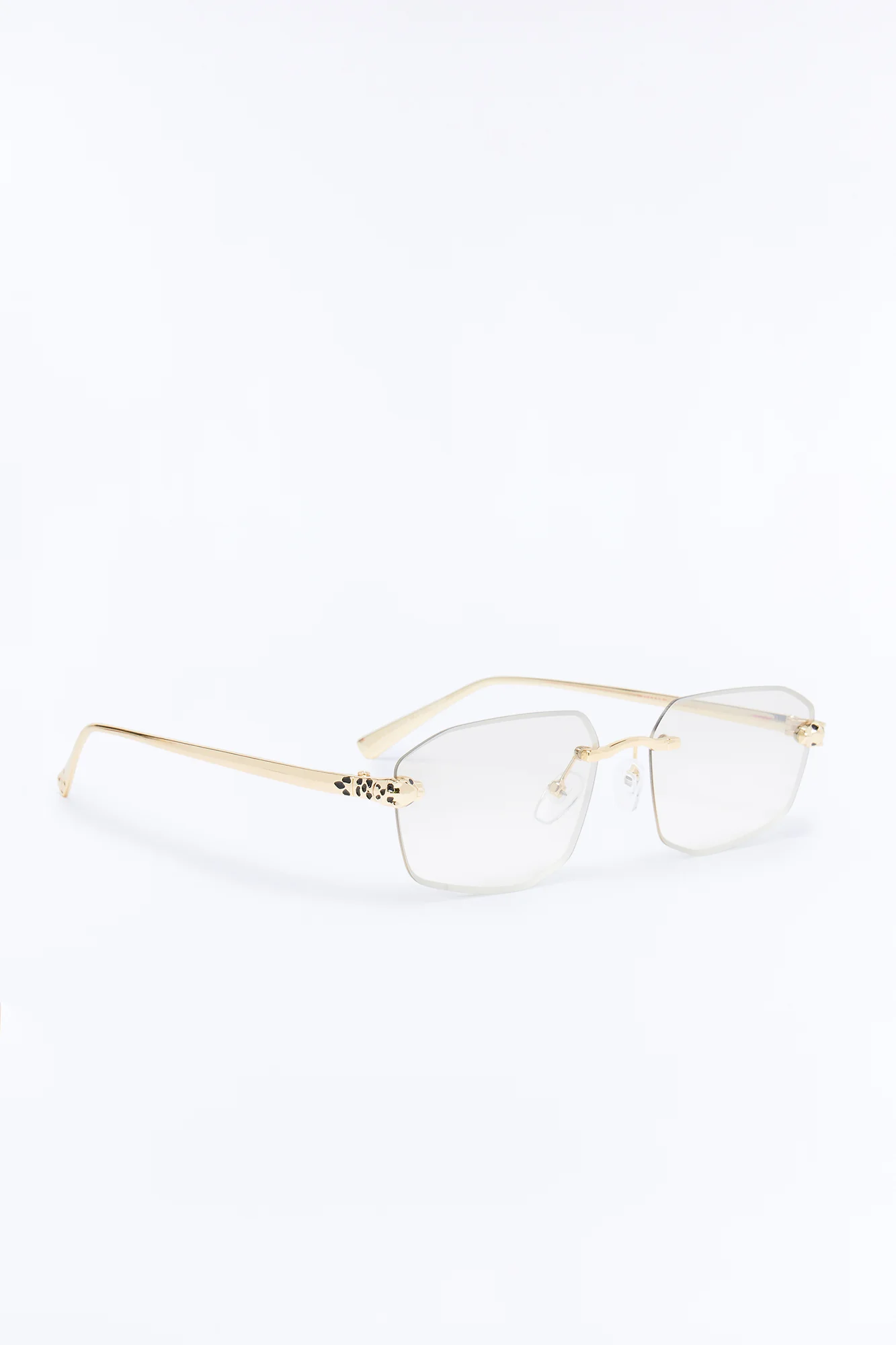 Set Me Free Sunglasses - Gold/Clear - Image 4