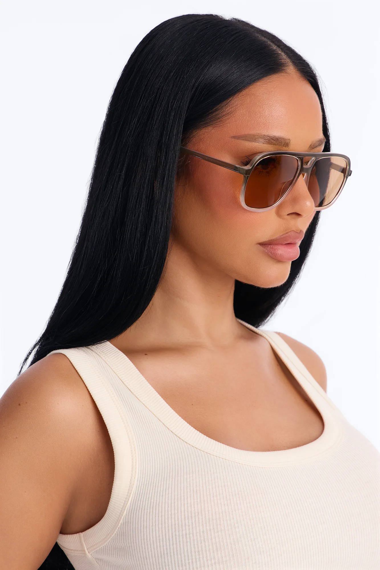 Shine On And On Sunglasses - Olive/combo - Image 2