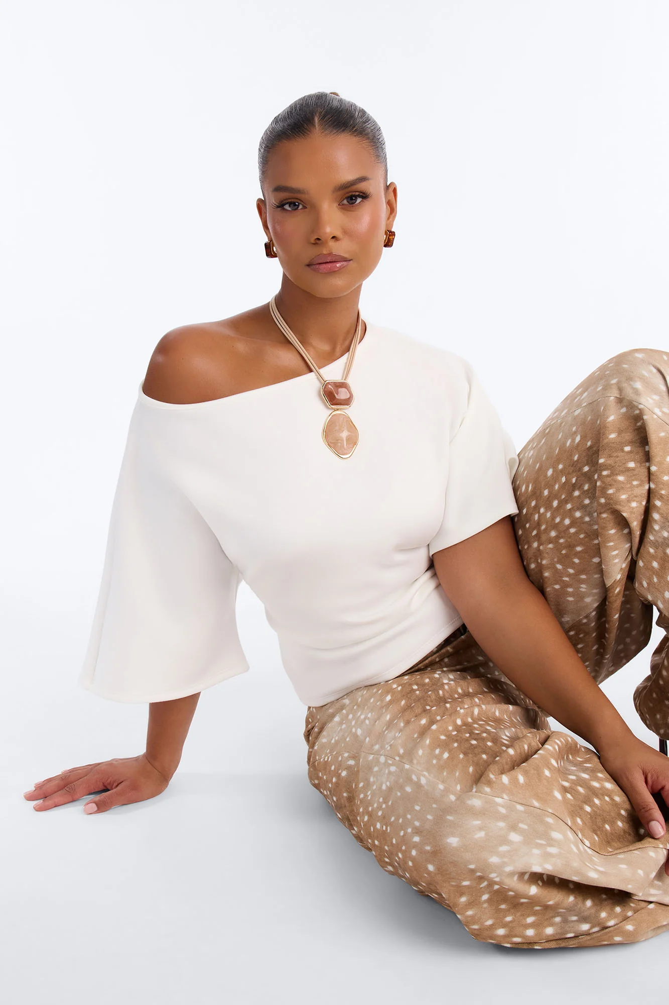 Shoreline Necklace - Brown/combo - Image 2