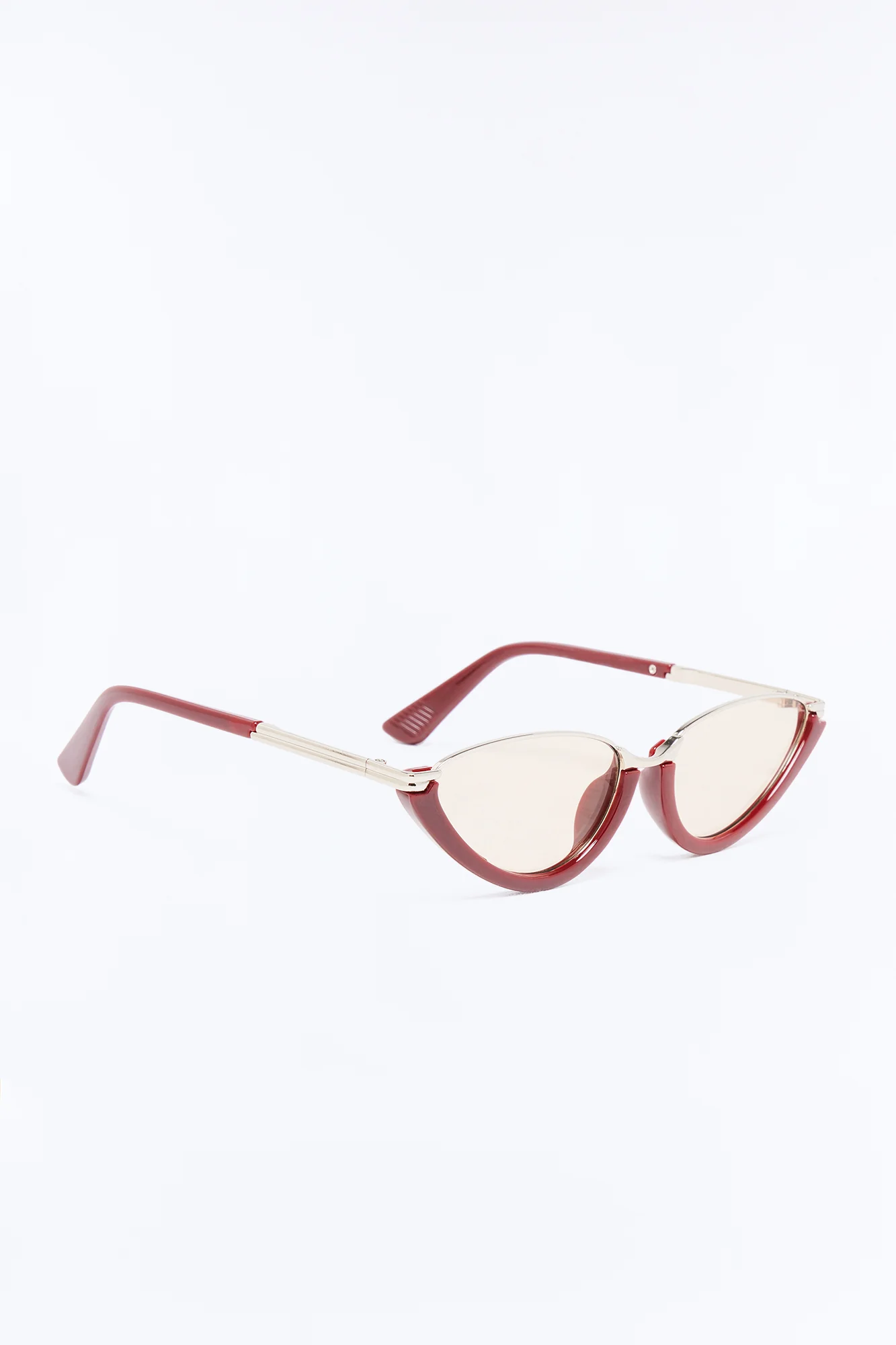 Side By Side Sunglasses - Burgundy/combo - Image 4