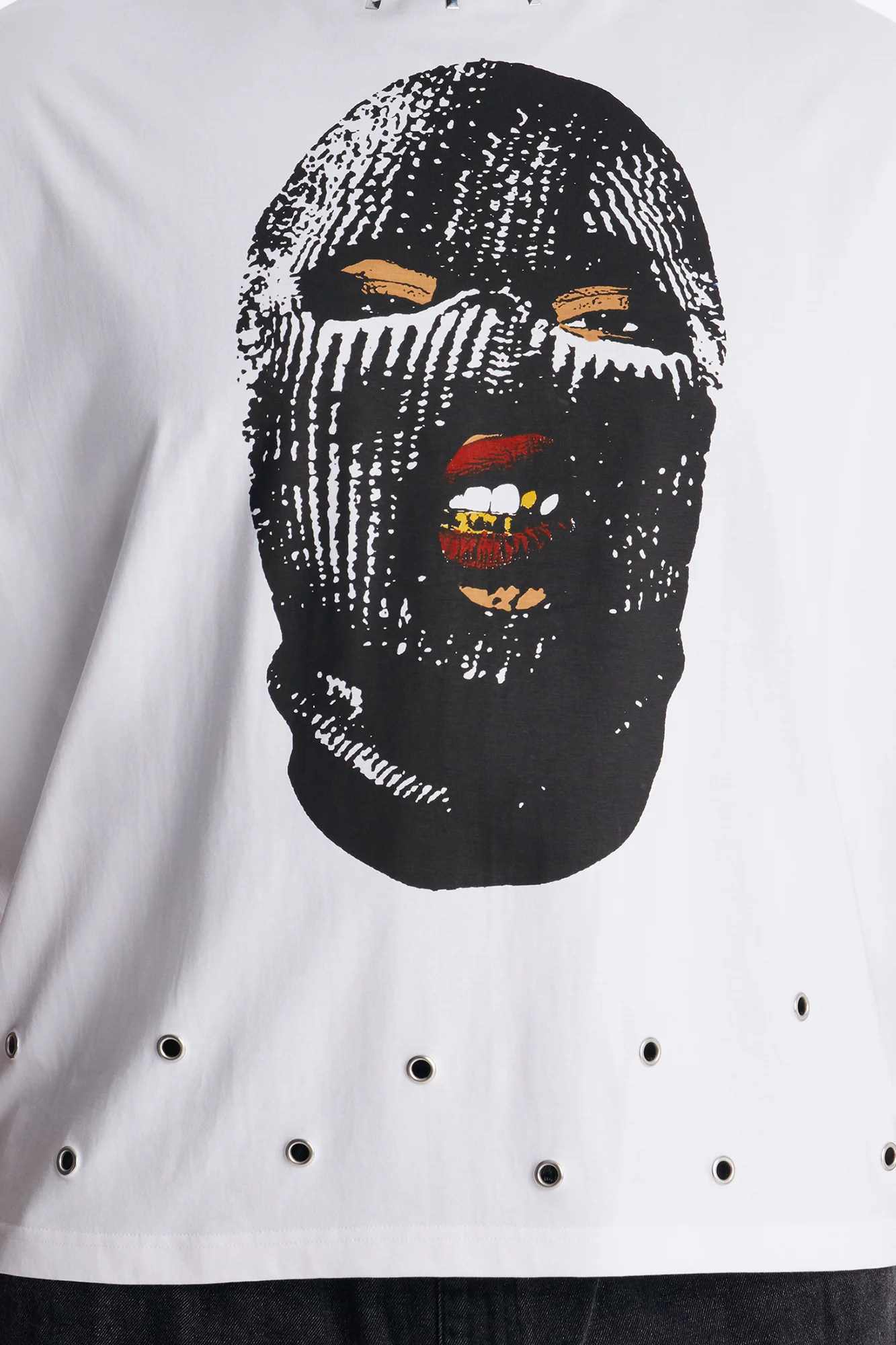 Ski Mask Way Pearl Heavy Weight Boxy Short Sleeve Tee - White - Image 7