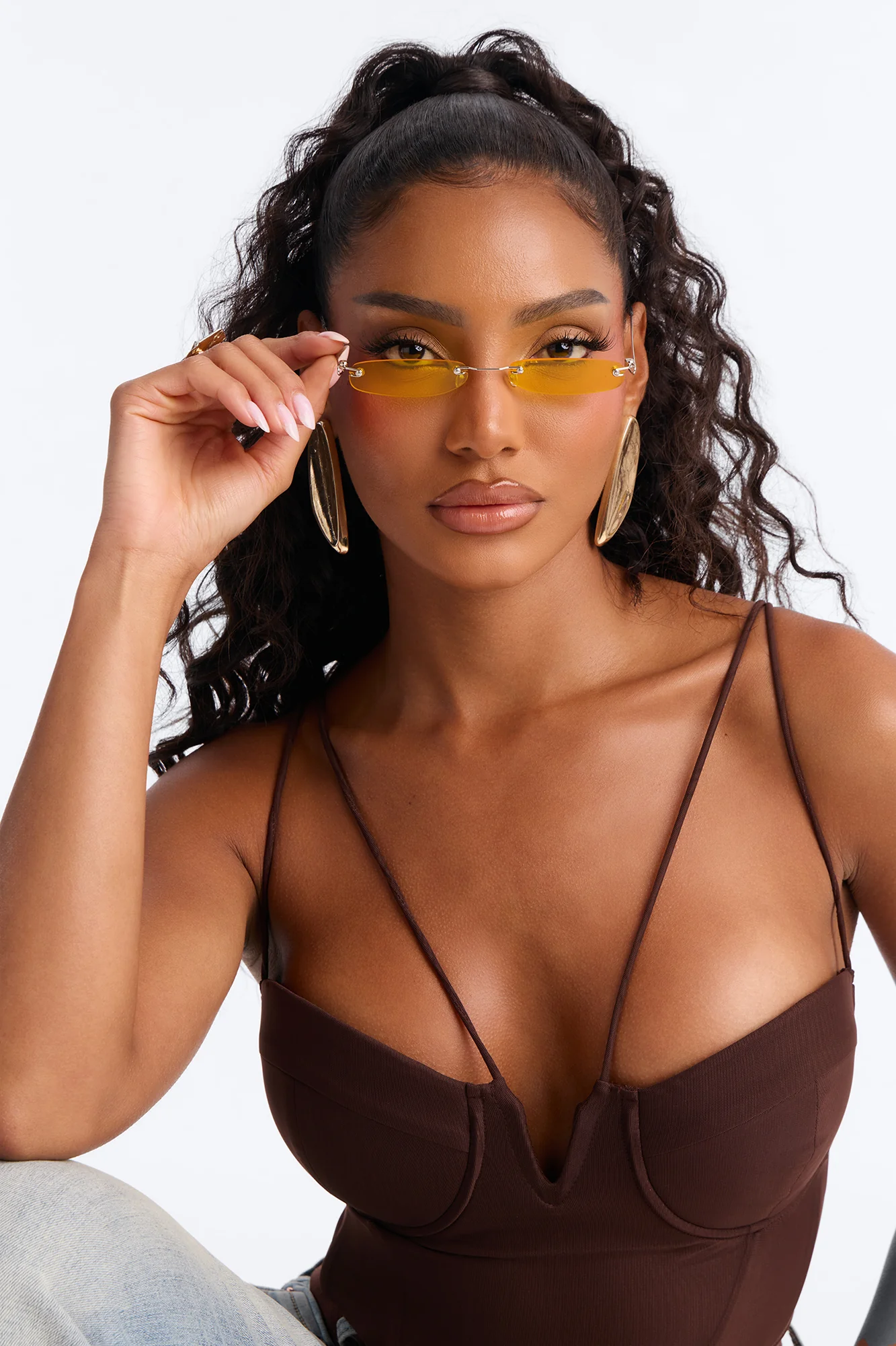 Skinny Margs Please Sunglasses - Yellow