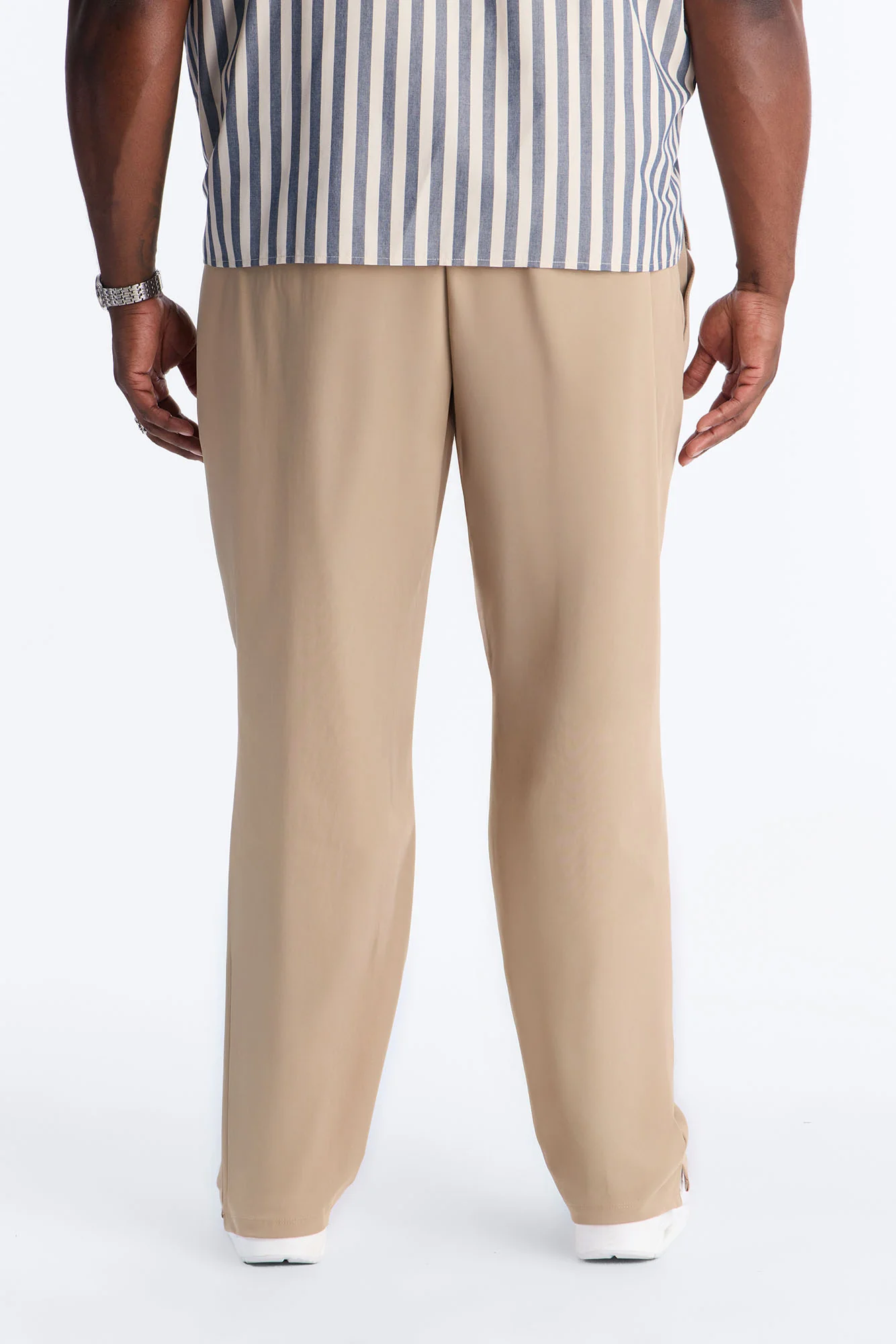 Slim Axis Slit Pant - Khaki - Image 8
