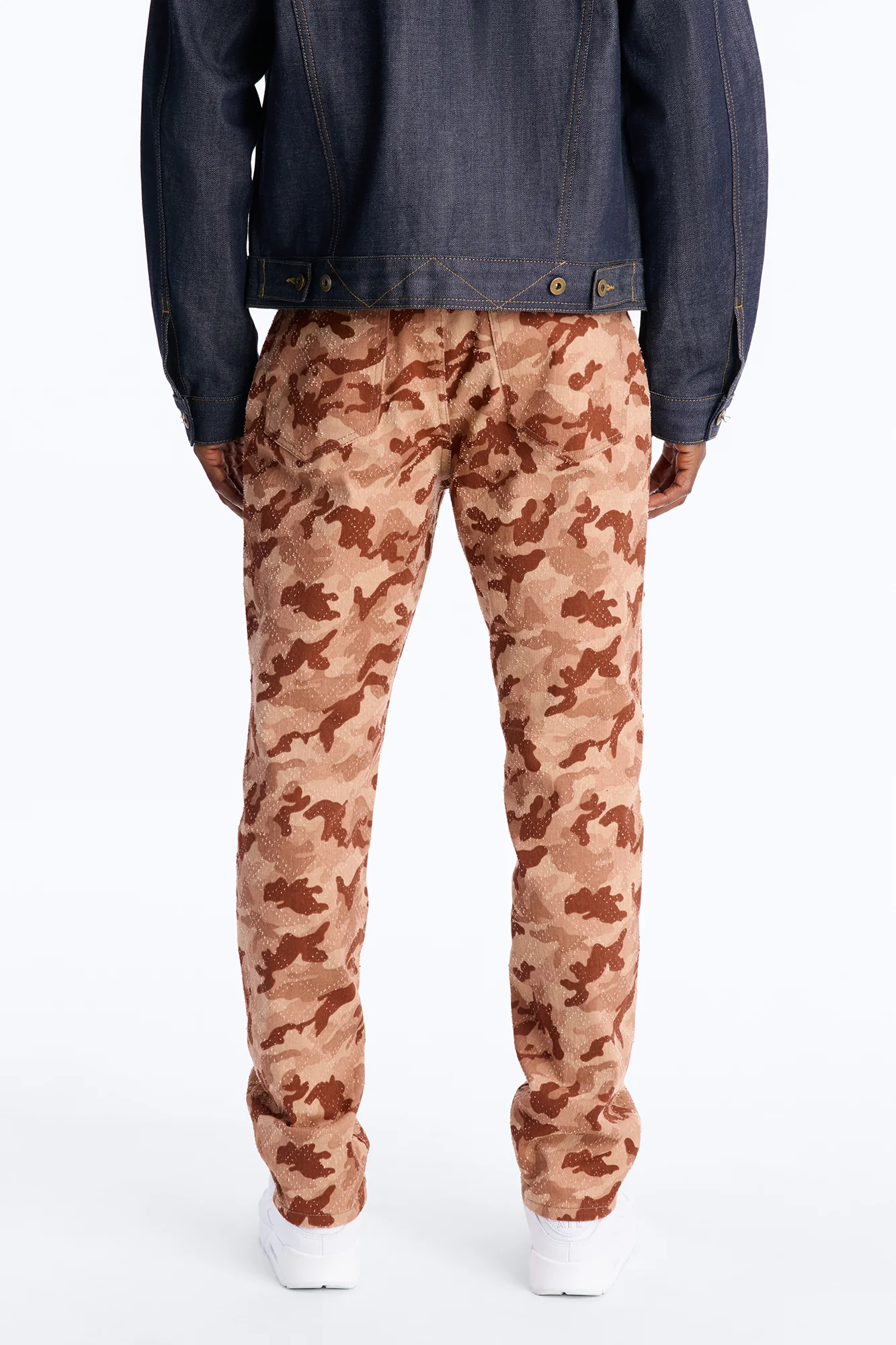 Slim Embellished Hex Pant - Chocolate - Image 5