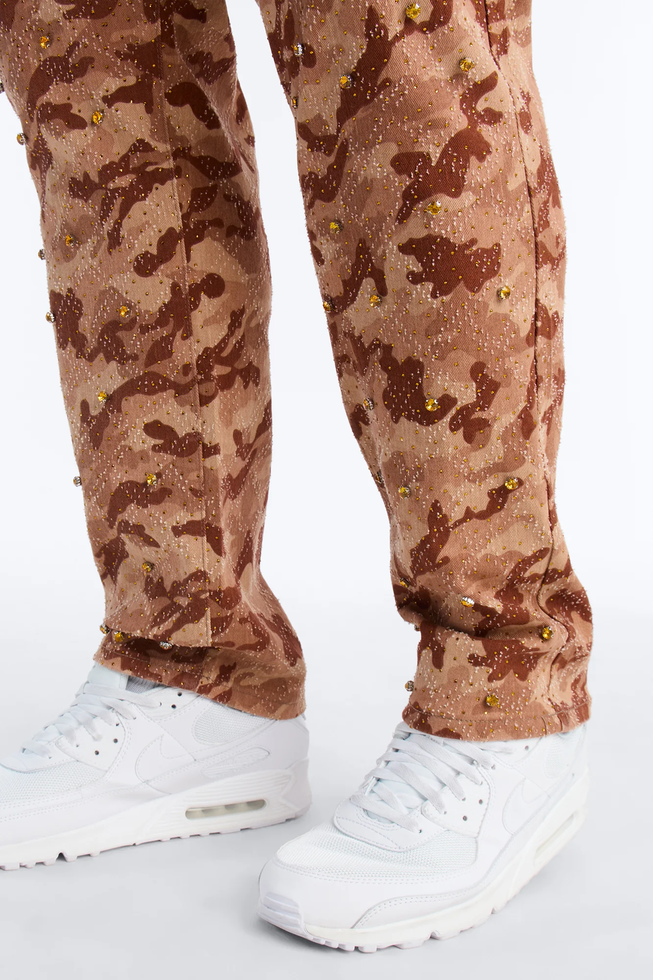 Slim Embellished Hex Pant - Chocolate - Image 9