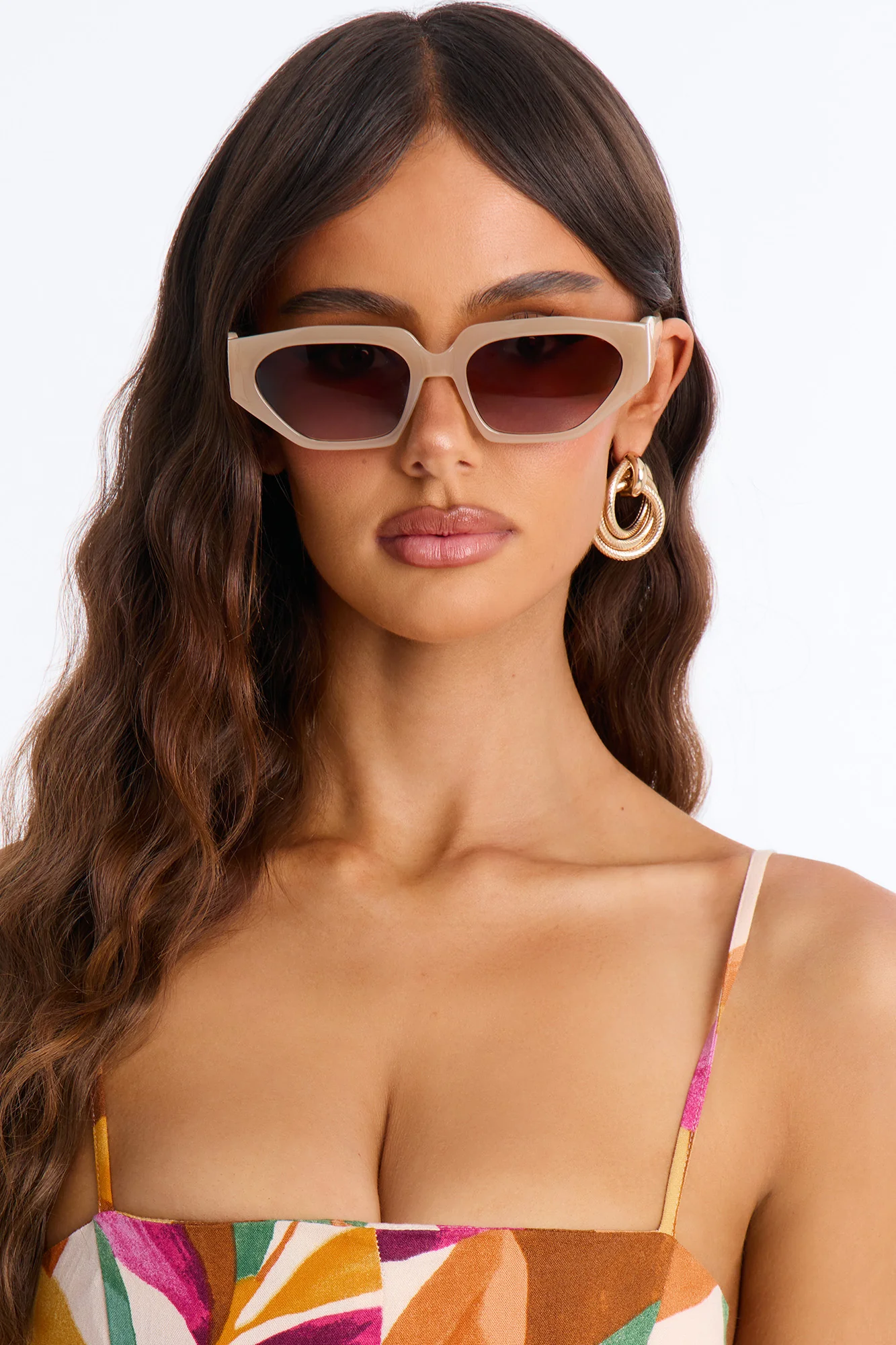Slushy Sunday Sunglasses - Cream - Image 2