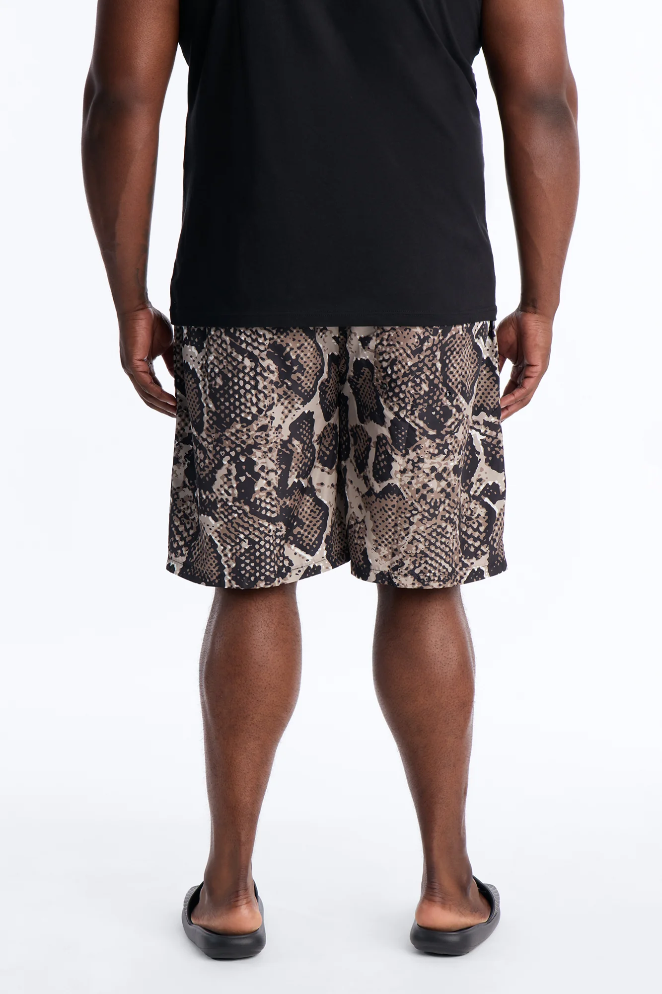 Snakeskin Printed Swim Trunk 7″ - Multi Color - Image 9