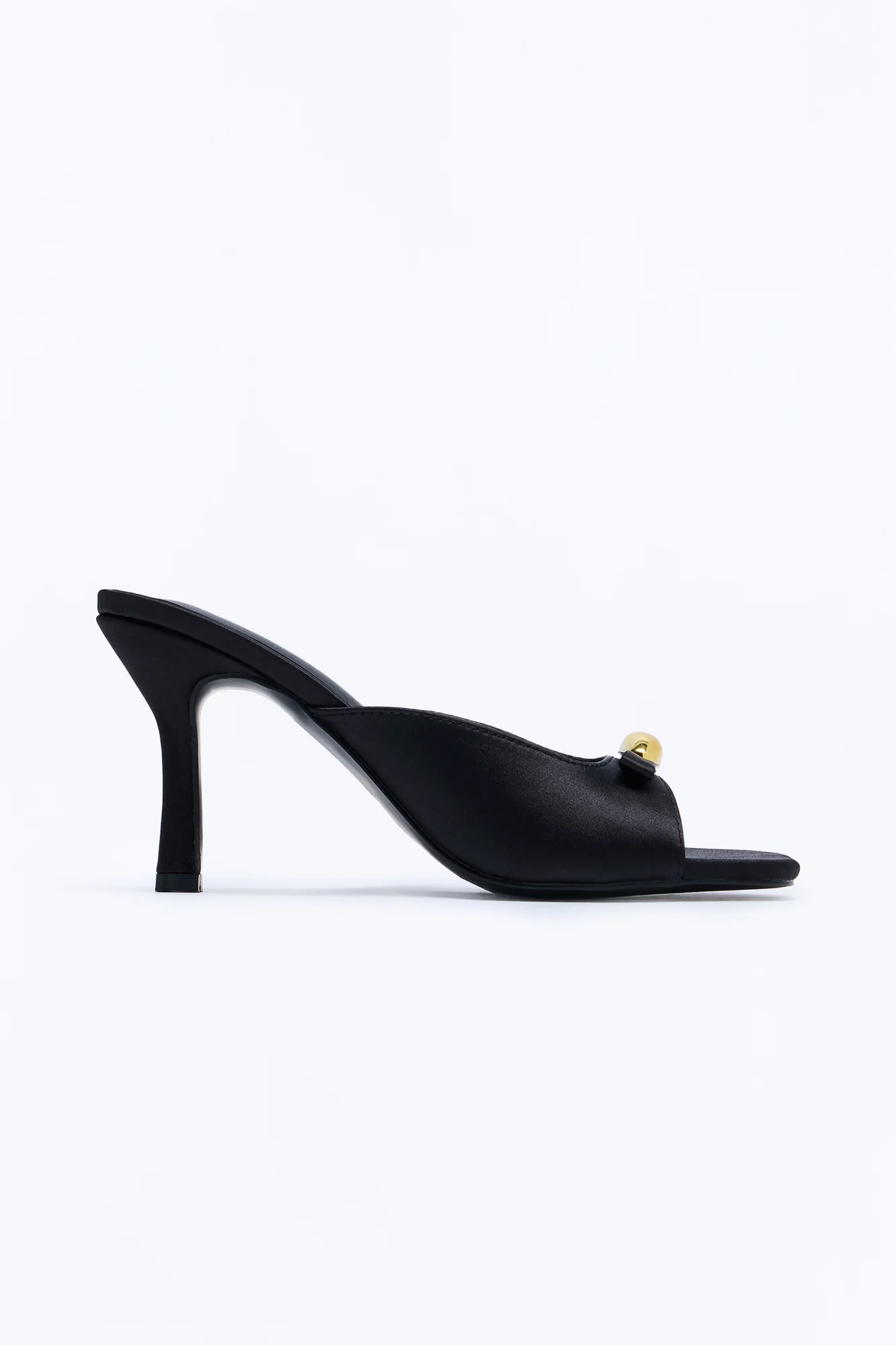 So Into You Hardware Heels - Black - Image 3