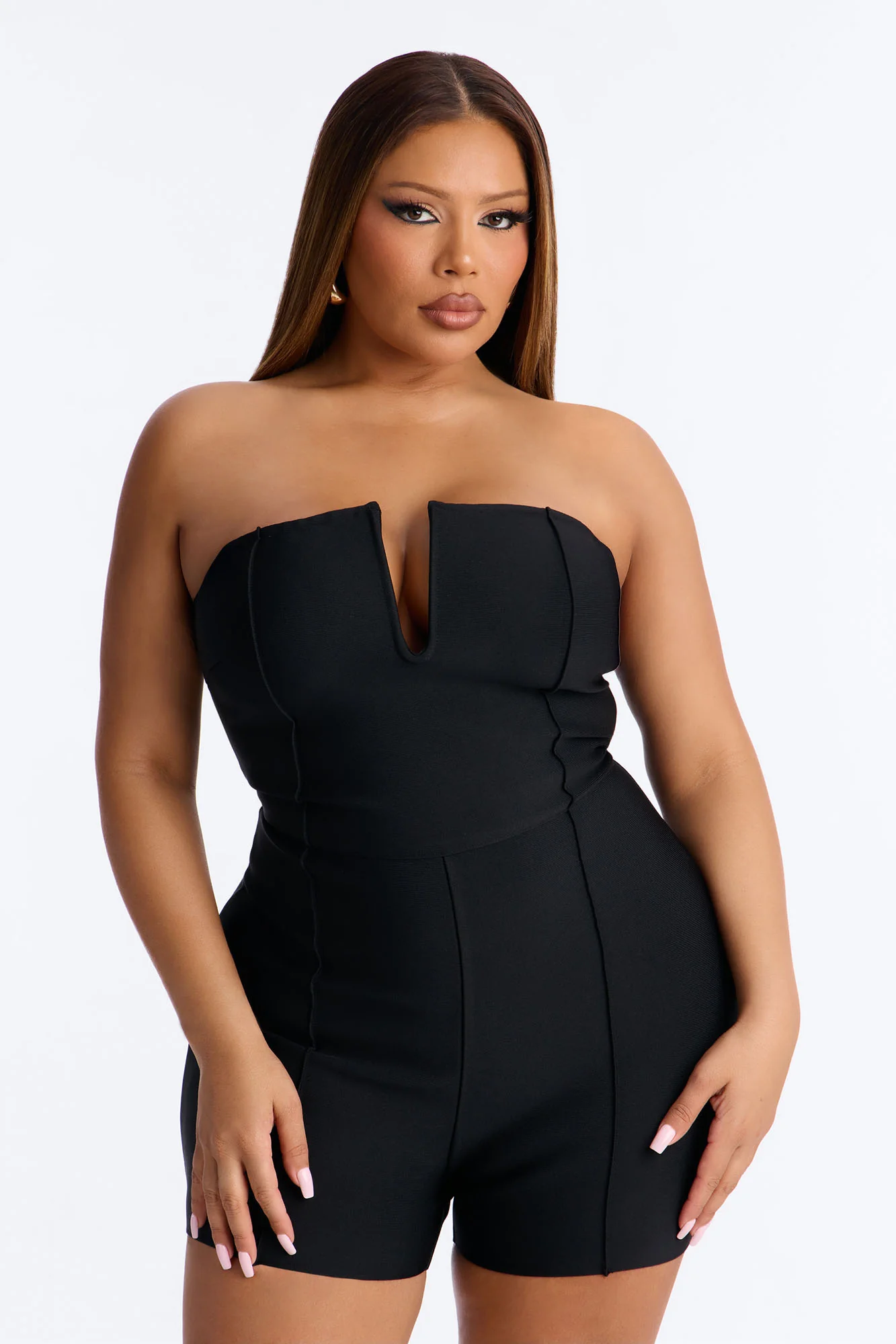 Someone To You Bandage Romper - Black - Image 6
