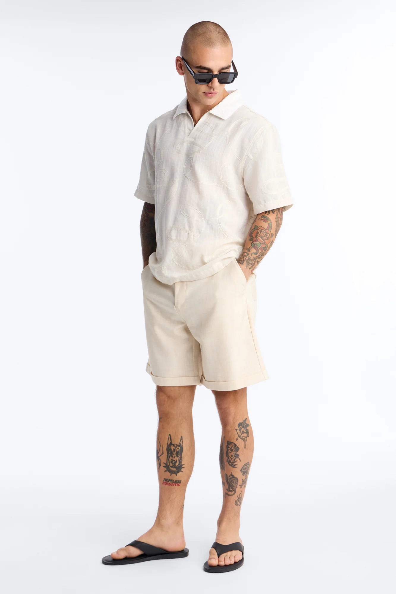 Sorrento Relaxed Trouser Short - Tan