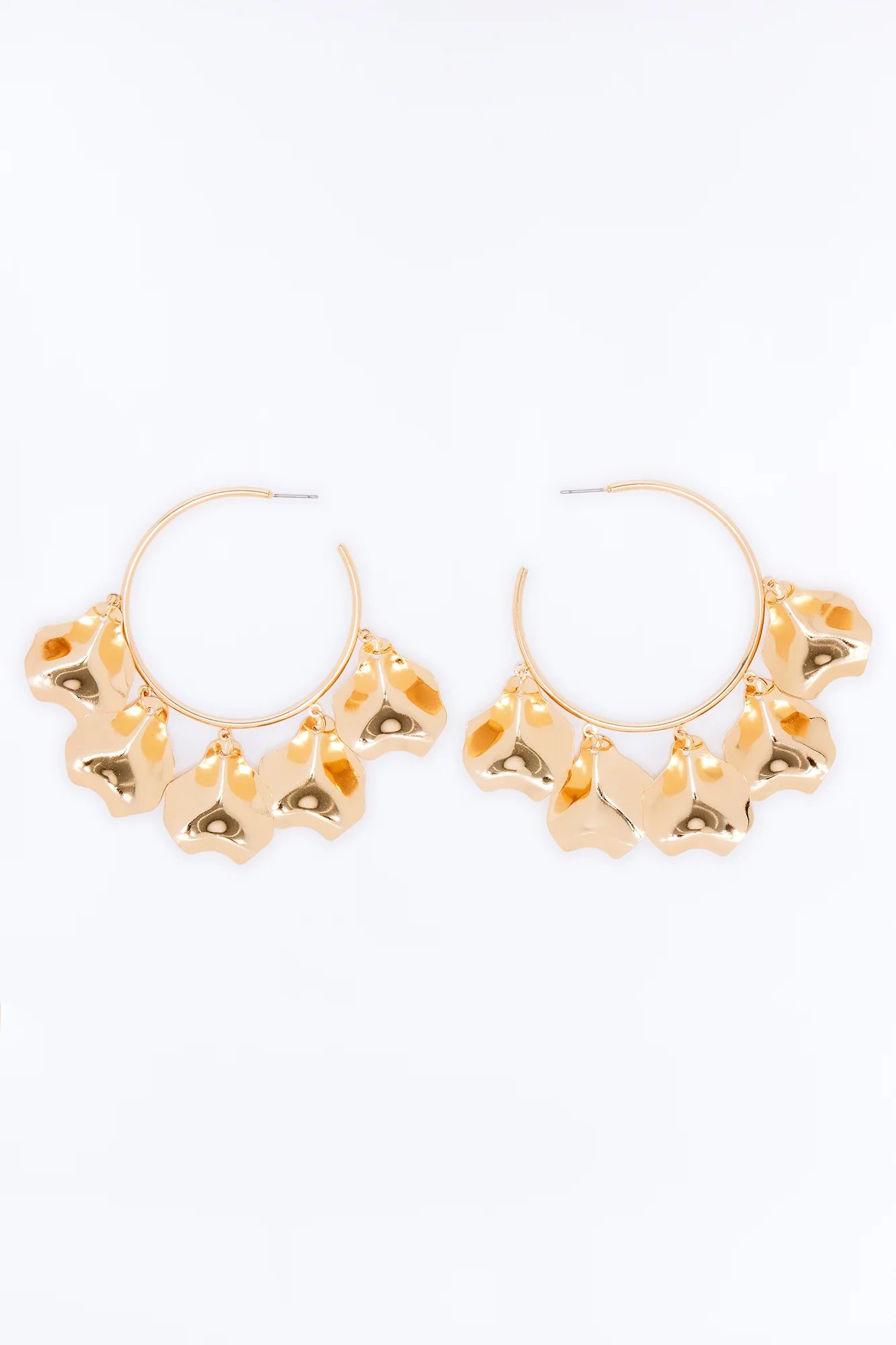 Spirited Away Hoop Earrings - Gold - Image 3