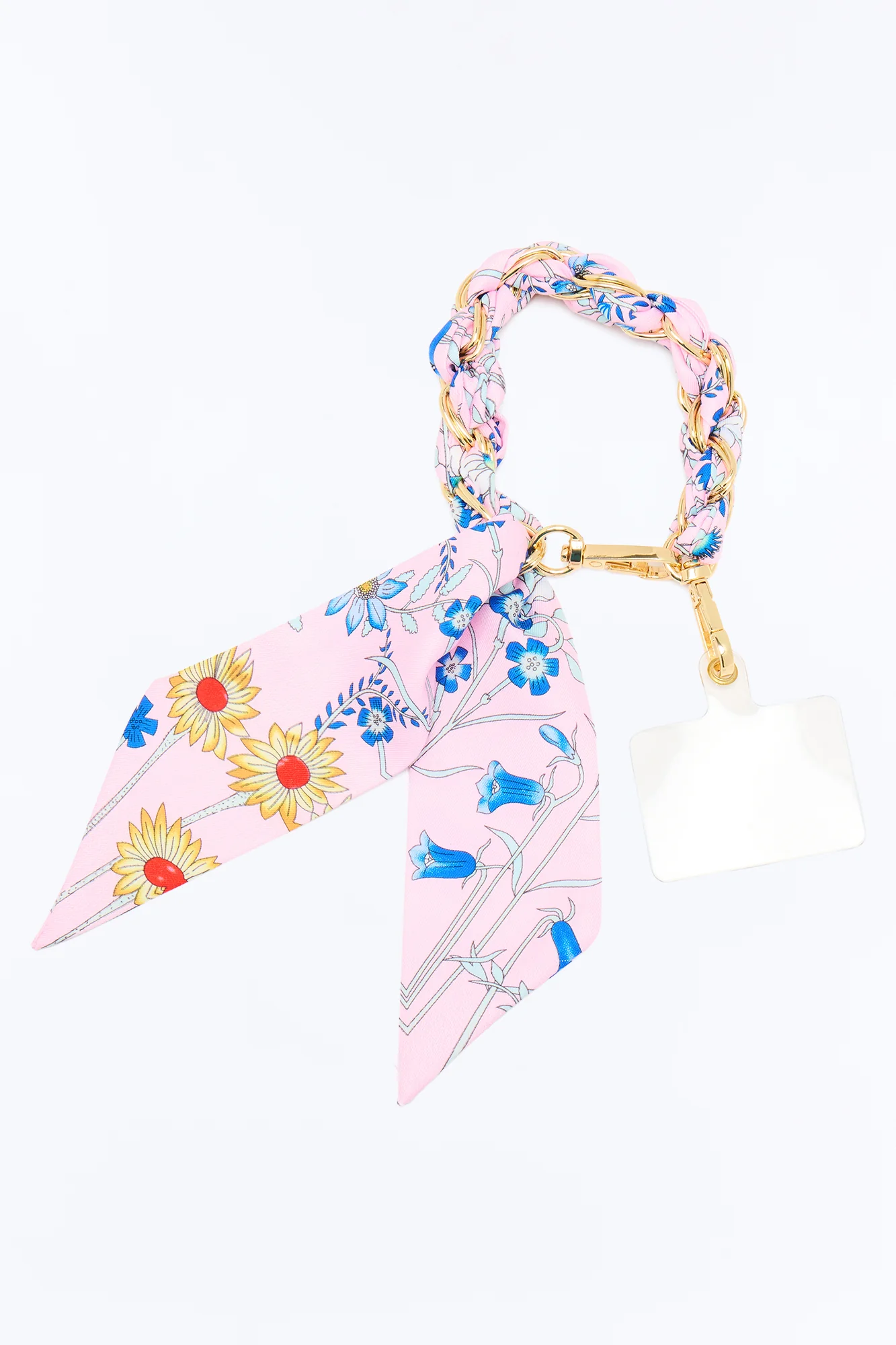 Spring Bloom Phone Scarf Wristlet - Pink/combo - Image 4