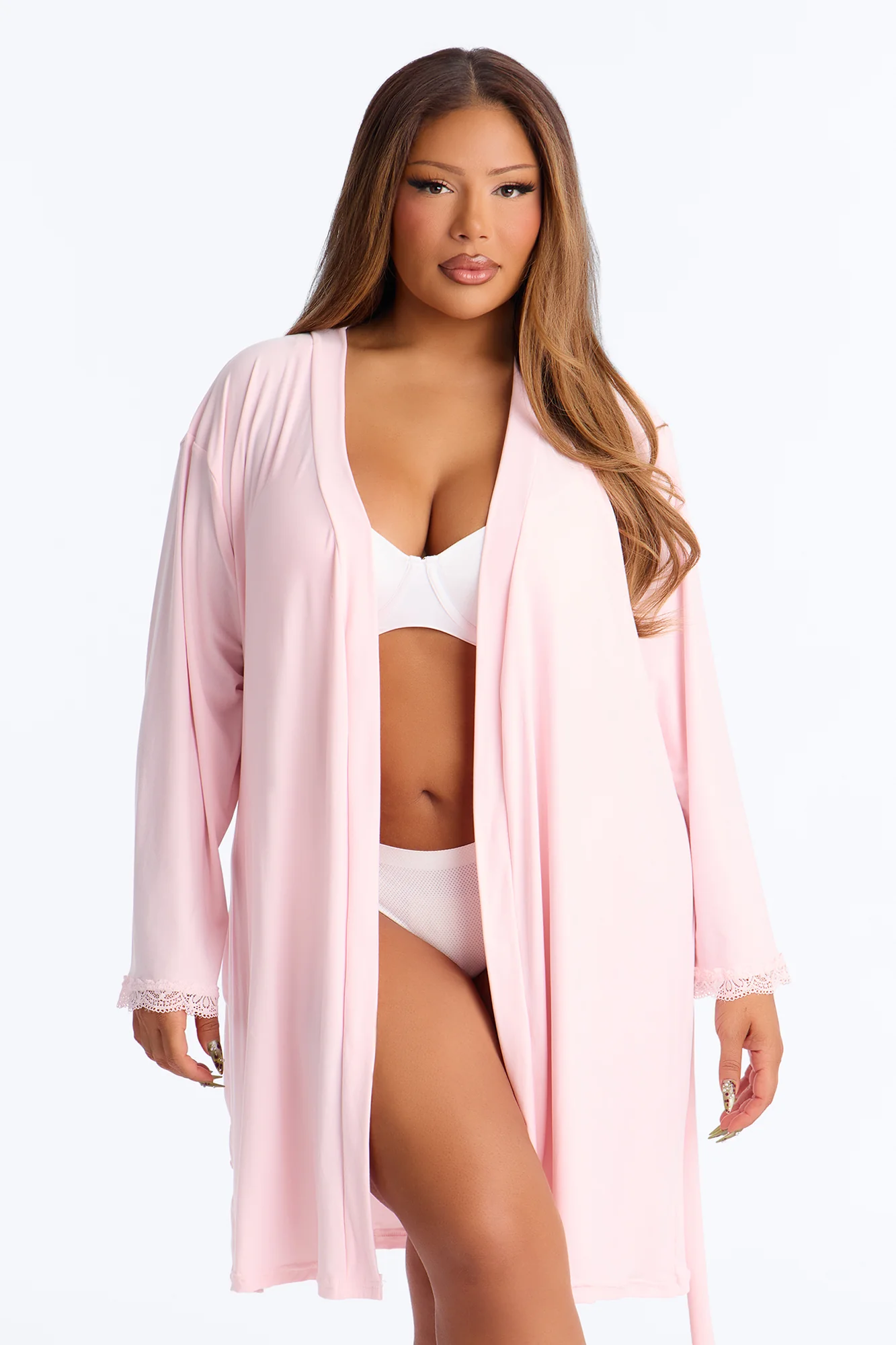 Squad Needs A Martini Robe - Pink - Image 6