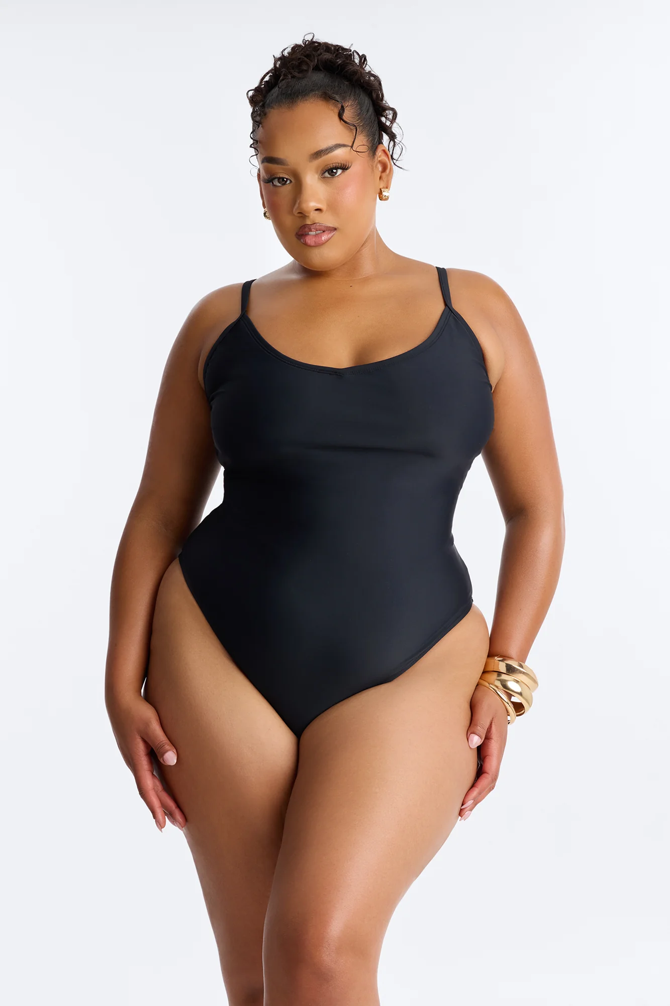 Staci 1 Piece Swimsuit - Black - Image 4