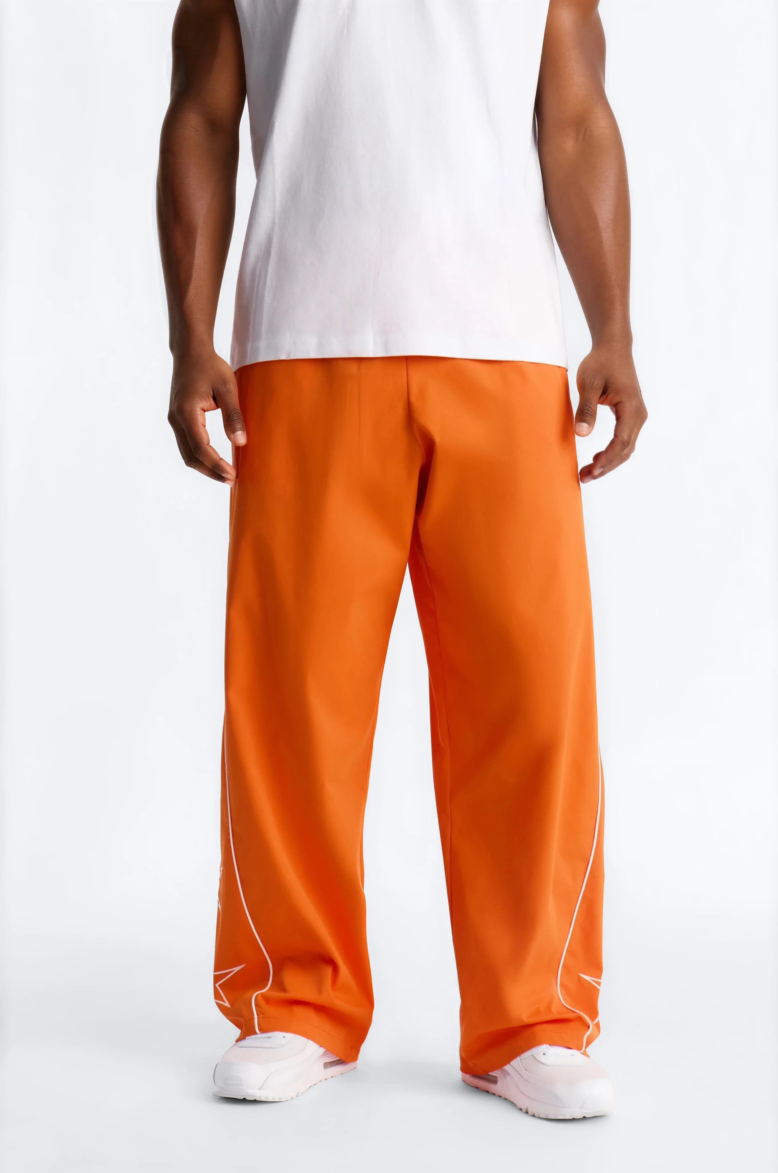 Star Boi Baggy Pants - Orange