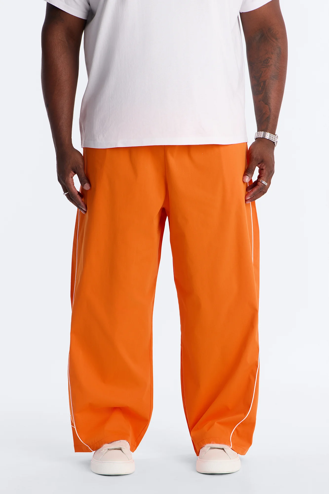 Star Boi Baggy Pants - Orange - Image 4