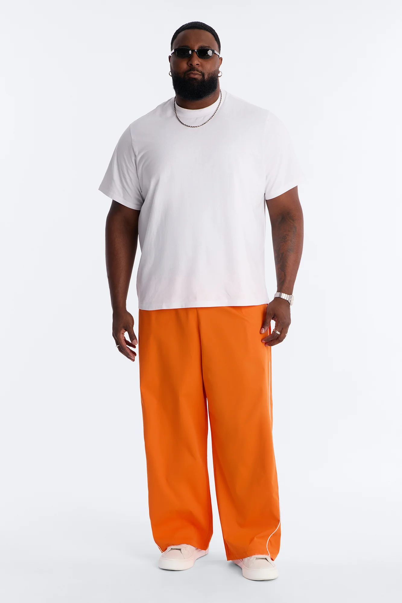 Star Boi Baggy Pants - Orange - Image 5