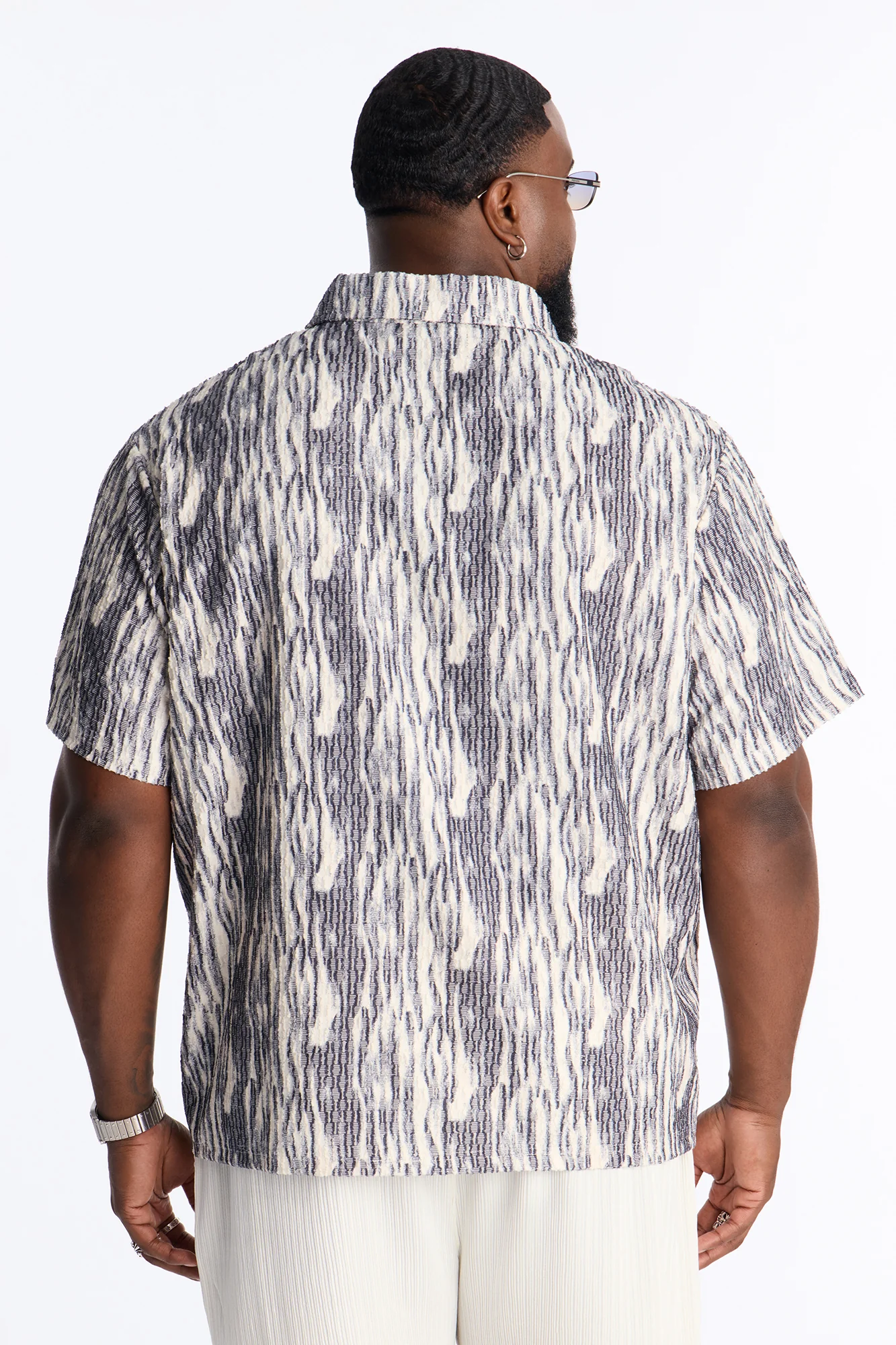 Starry Night Quarter Zip Polo - Blue/combo - Image 4