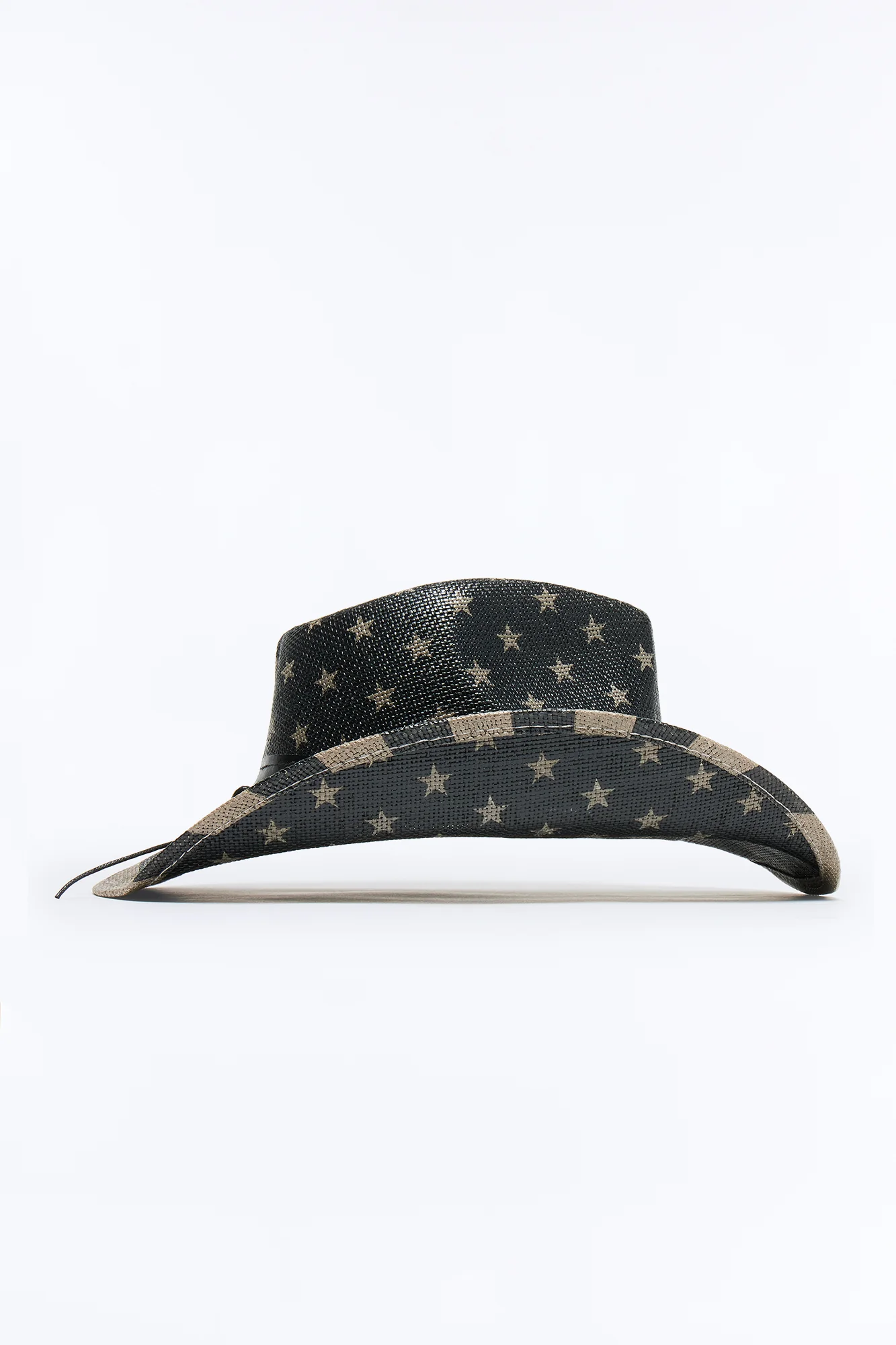 Stars And Stripes Studded Cowboy Hat - Black/combo - Image 5