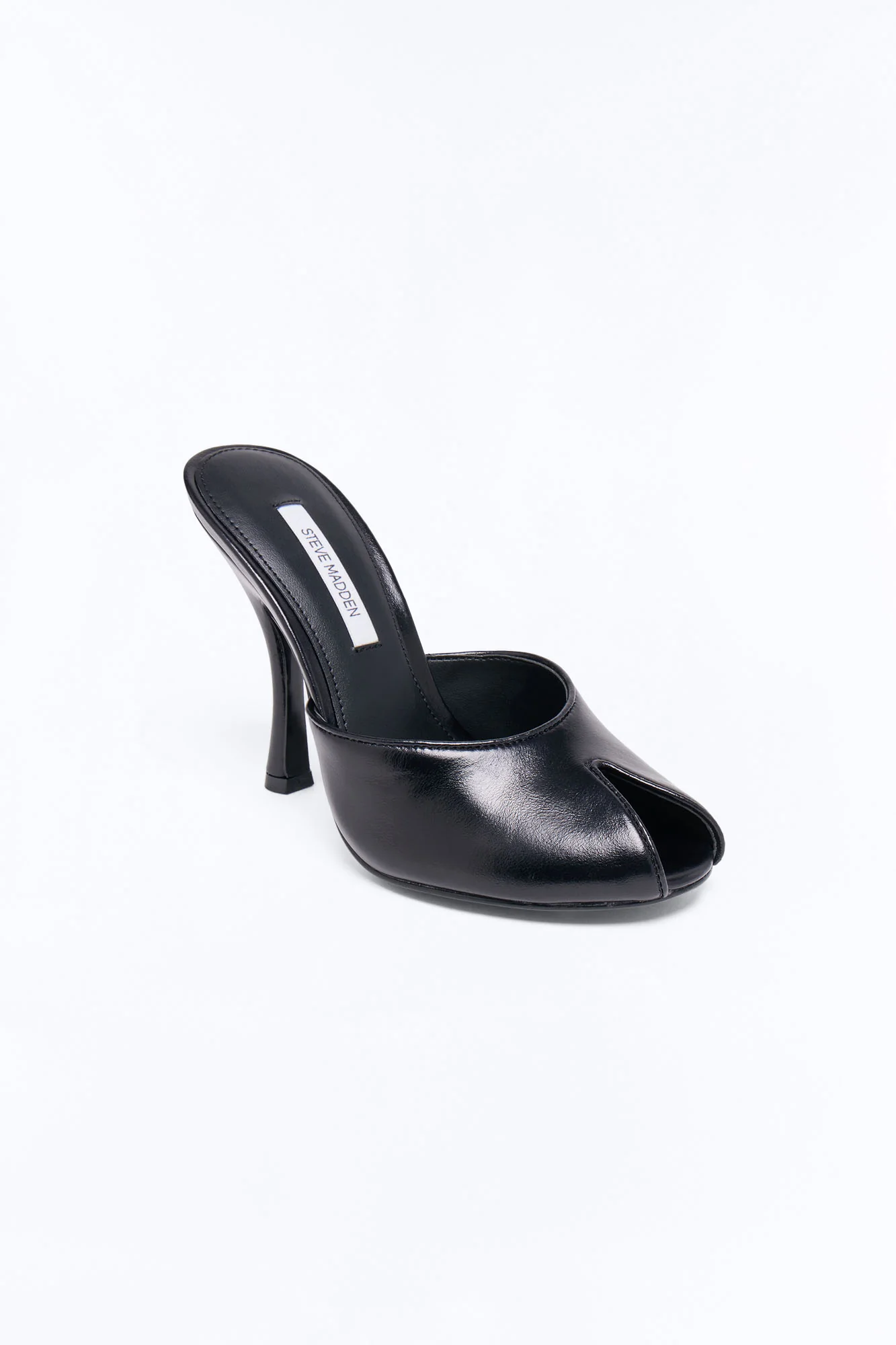 Steve Madden Jules Leather Heels - Black - Image 4