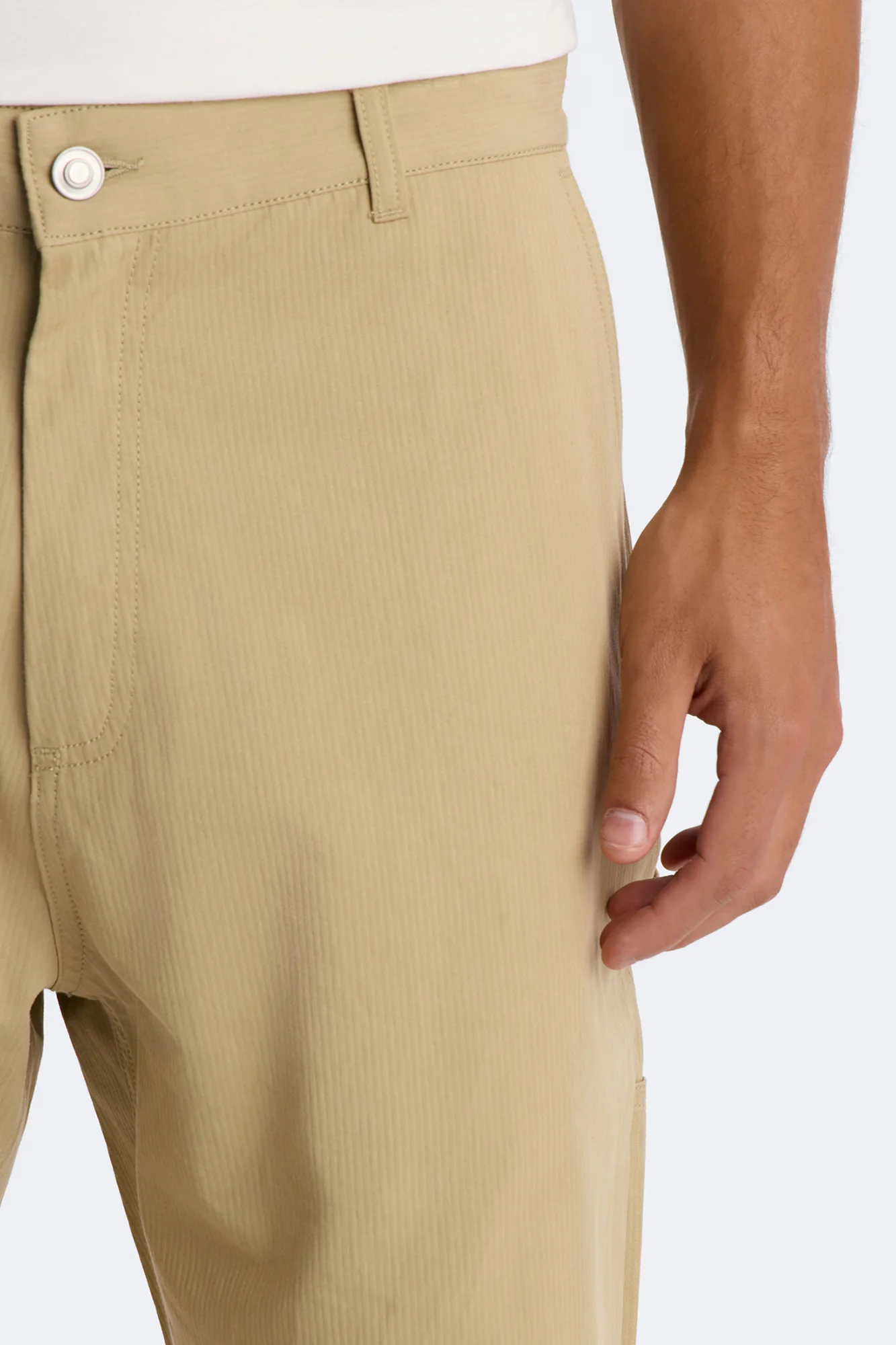 Straight Aurelia Pant - Beige - Image 3