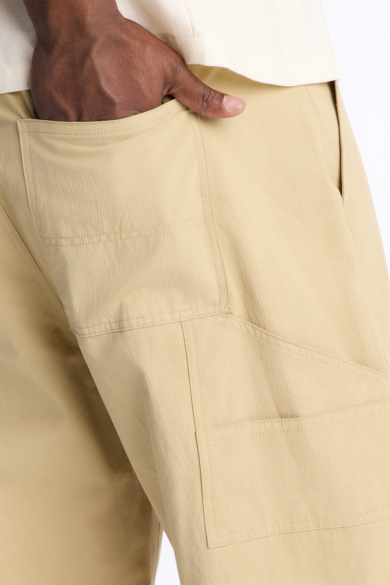 Straight Aurelia Pant - Beige - Image 7