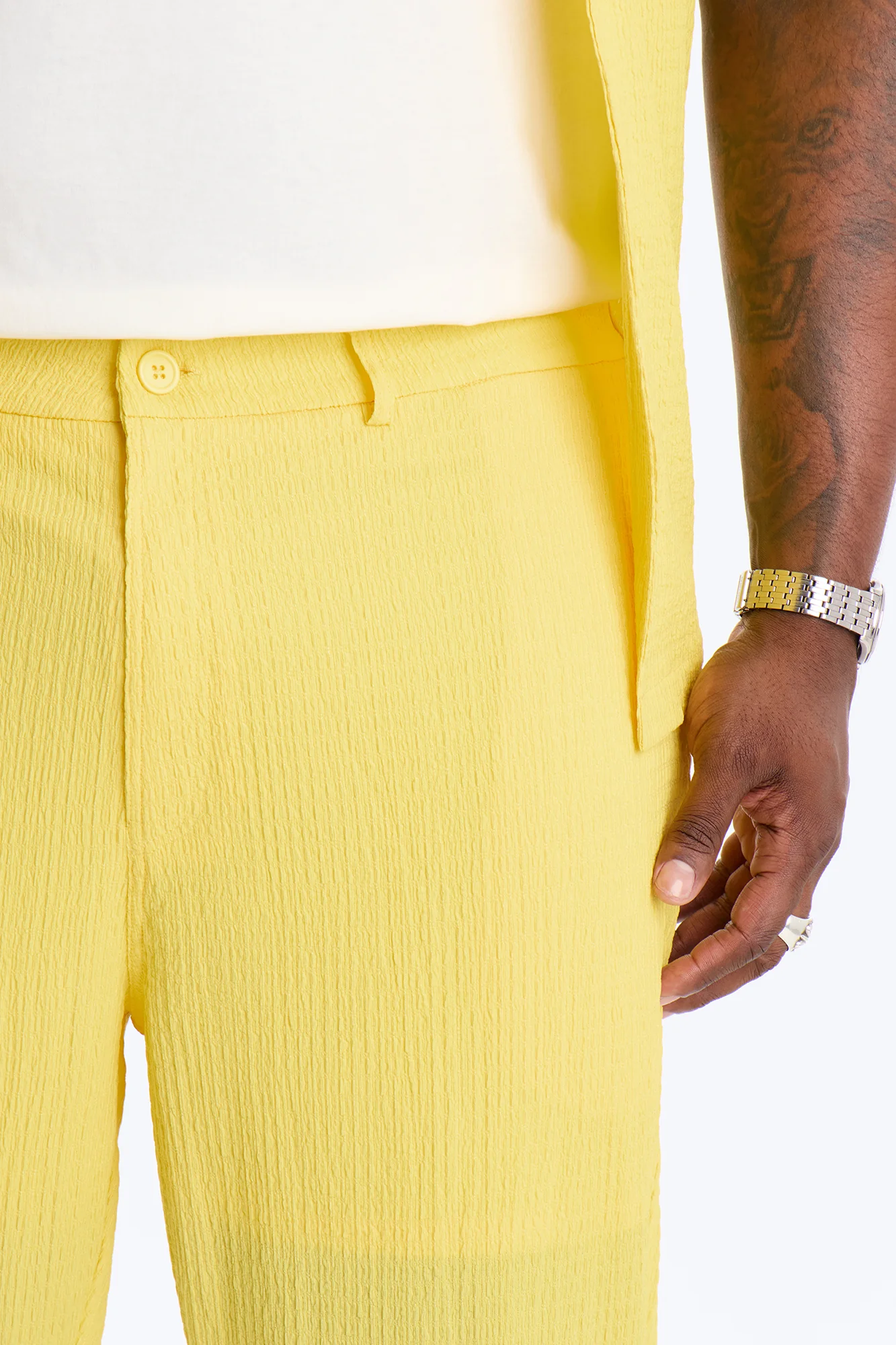 Straight Burton Pant - Yellow - Image 7