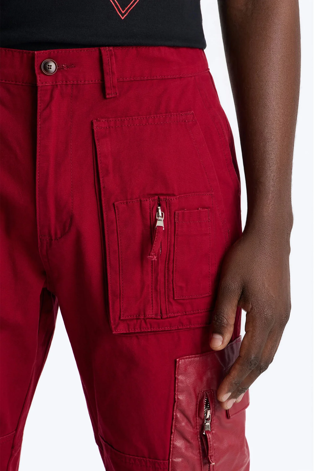 Straight Citadel Expedition Cargo Pant - Red - Image 3