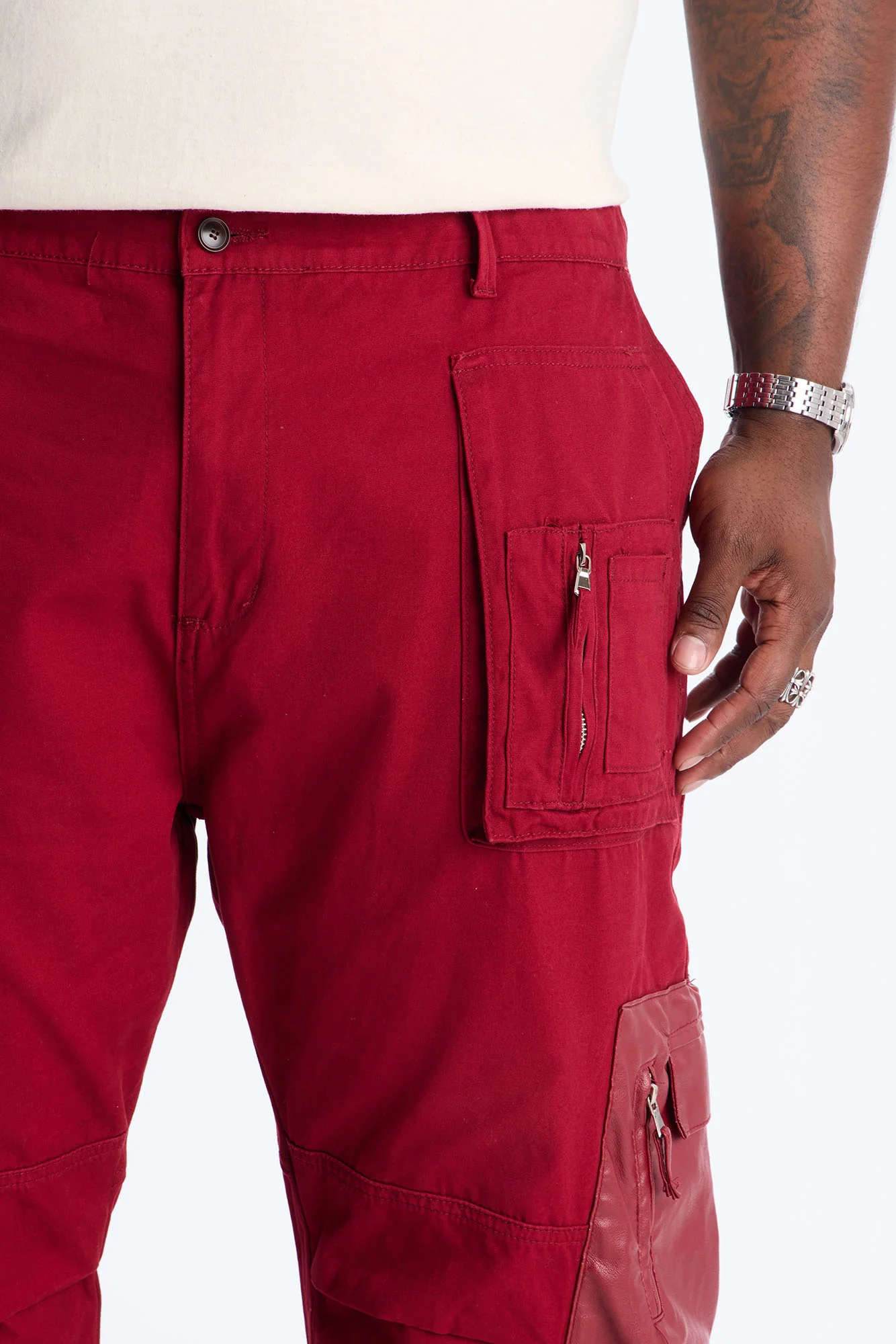 Straight Citadel Expedition Cargo Pant - Red - Image 8